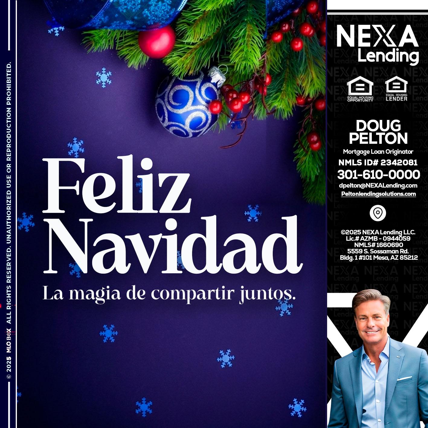FELIZ NAVIDAD - Doug Pelton -Mortgage Loan Officer
