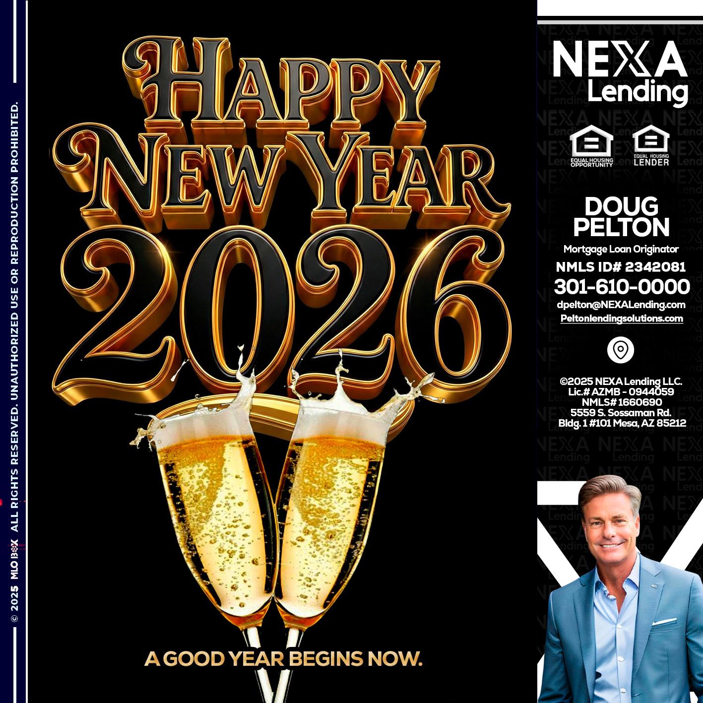 happy new year 2026 - Doug Pelton -Mortgage Loan Officer