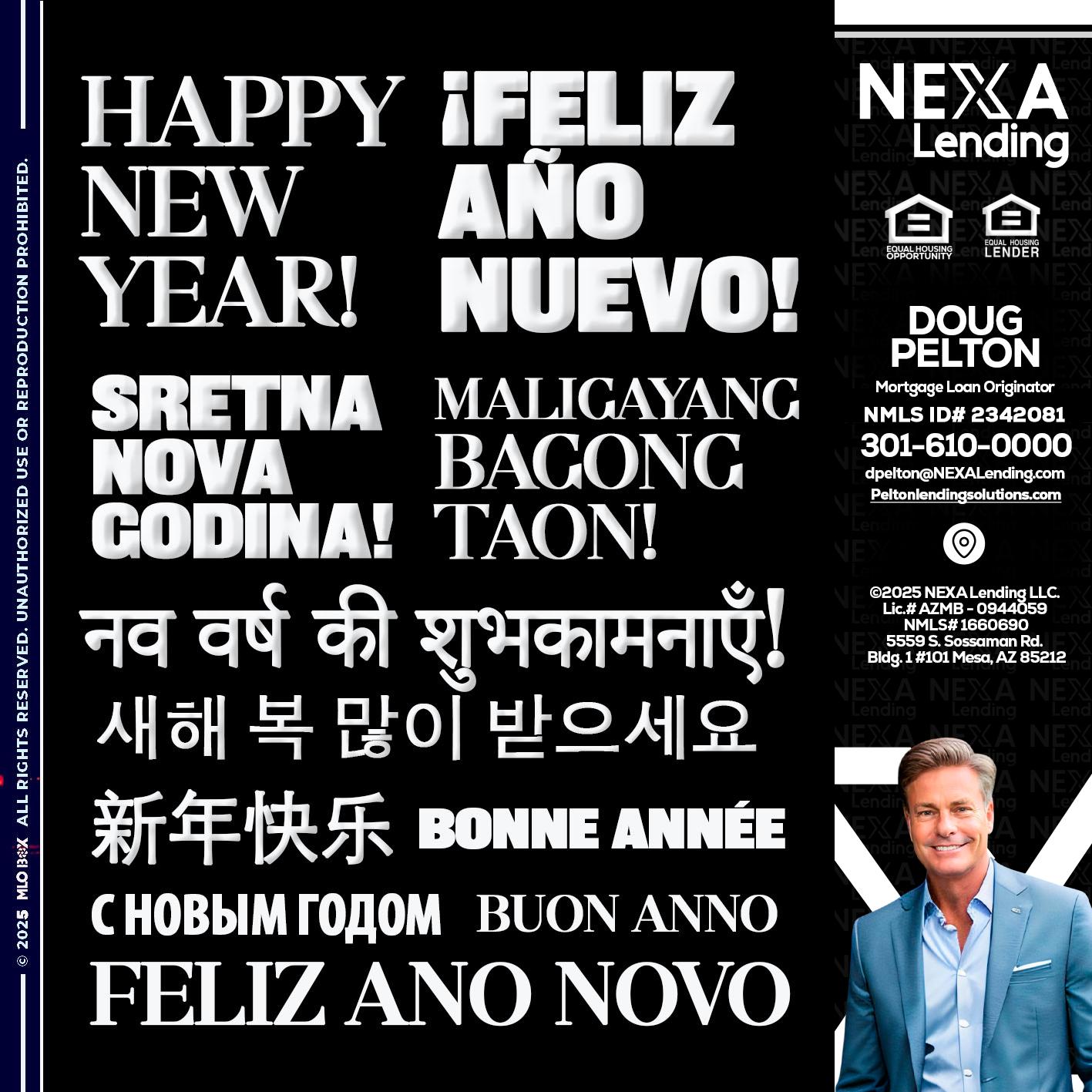 HAPPY NEW YEAR - Doug Pelton -Mortgage Loan Officer