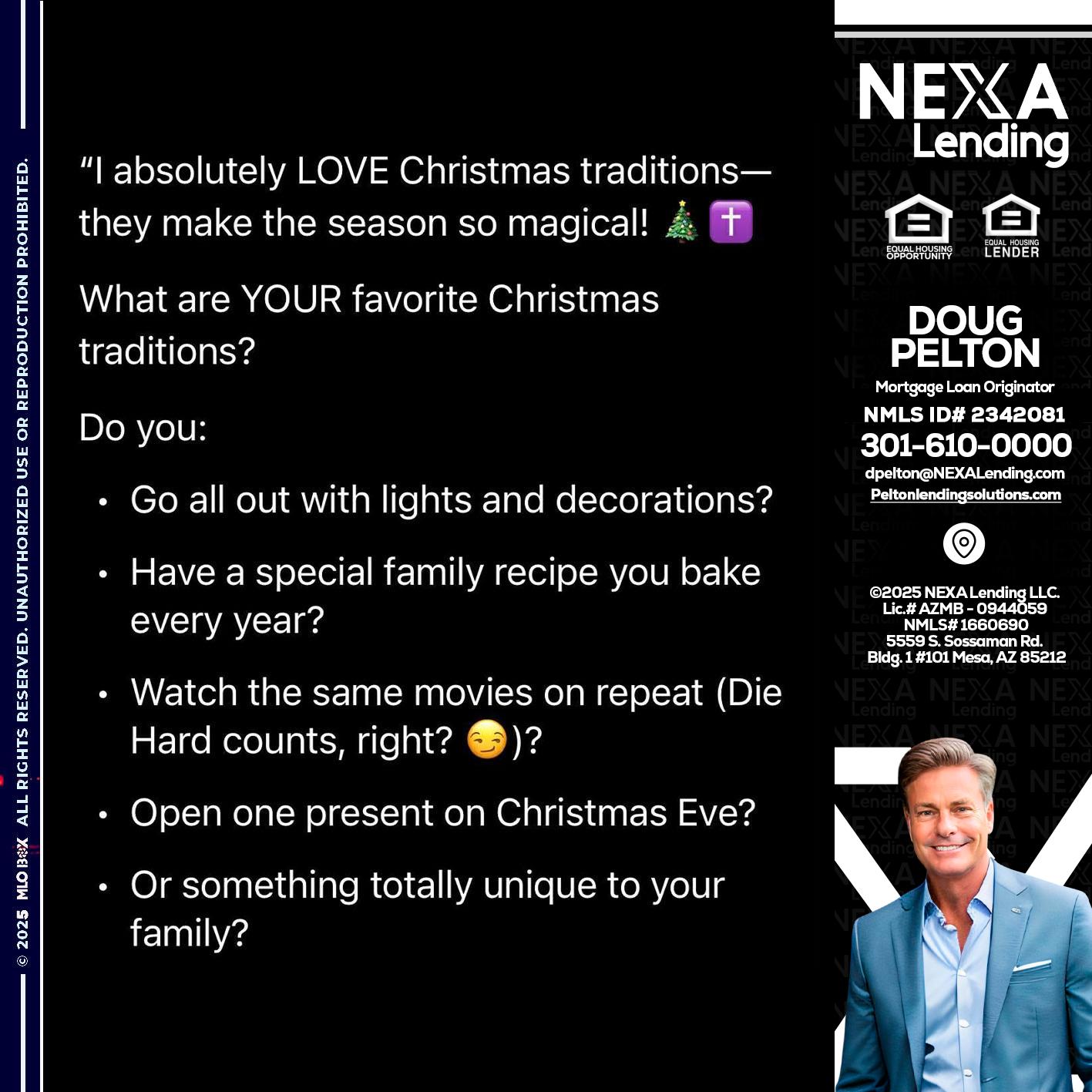I love christmas - Doug Pelton -Mortgage Loan Officer