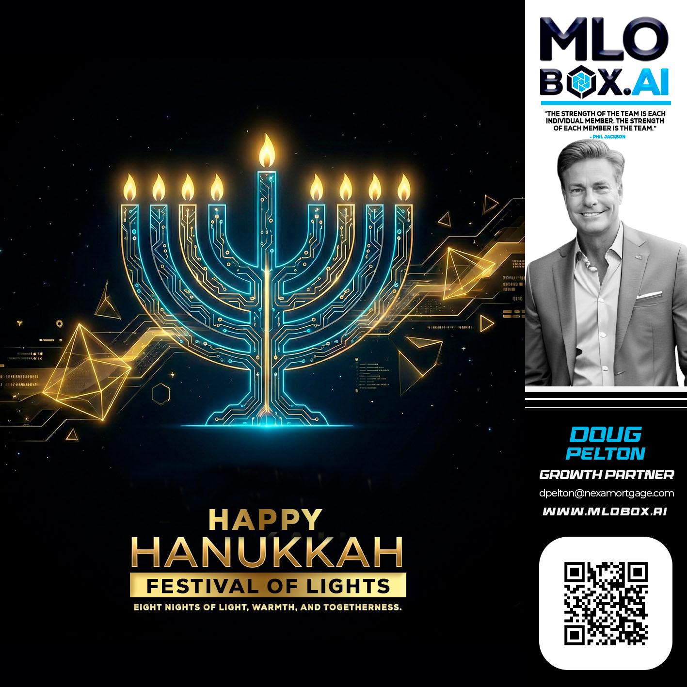 happy Hanukkah - Doug Pelton -Mortgage Loan Officer