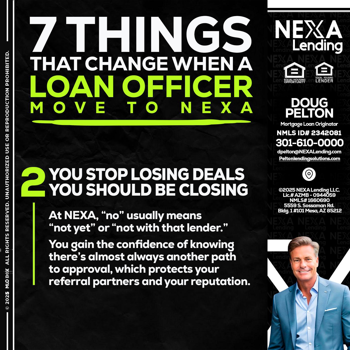 7 THINGS (2) - Doug Pelton -Mortgage Loan Officer
