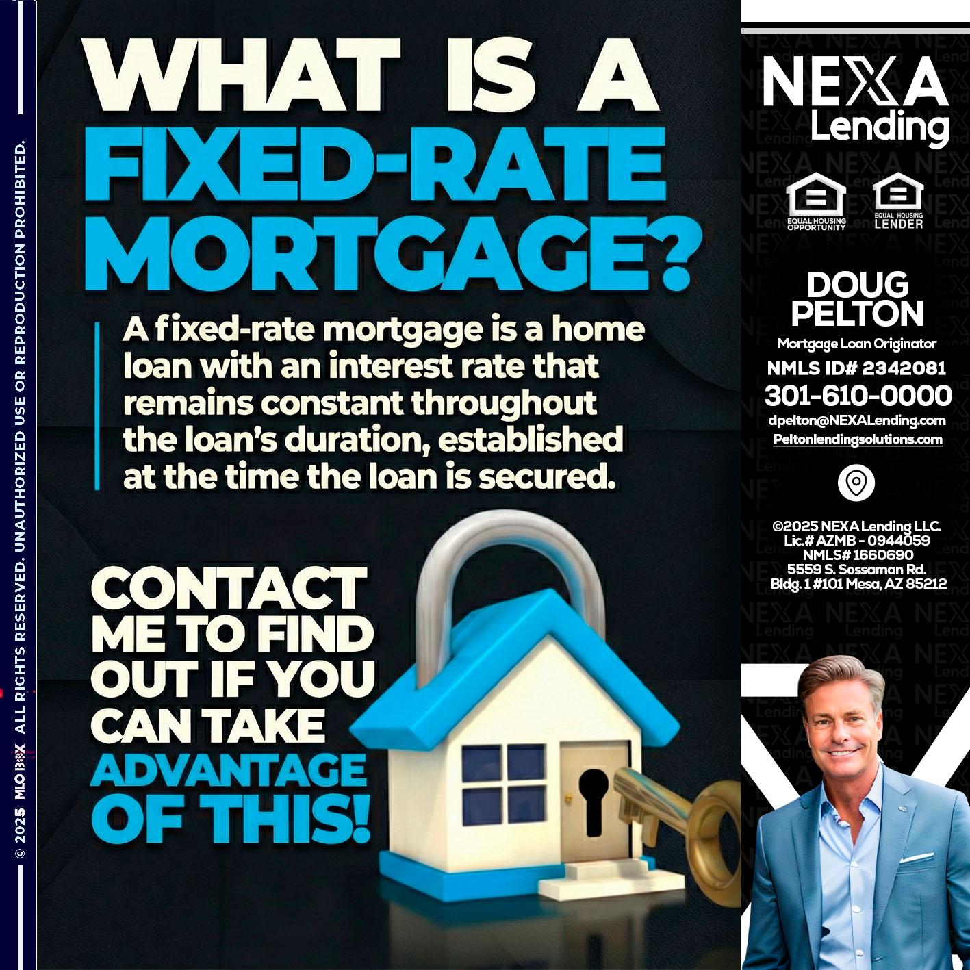 WHAT IS  A FIXED - Doug Pelton -Mortgage Loan Officer