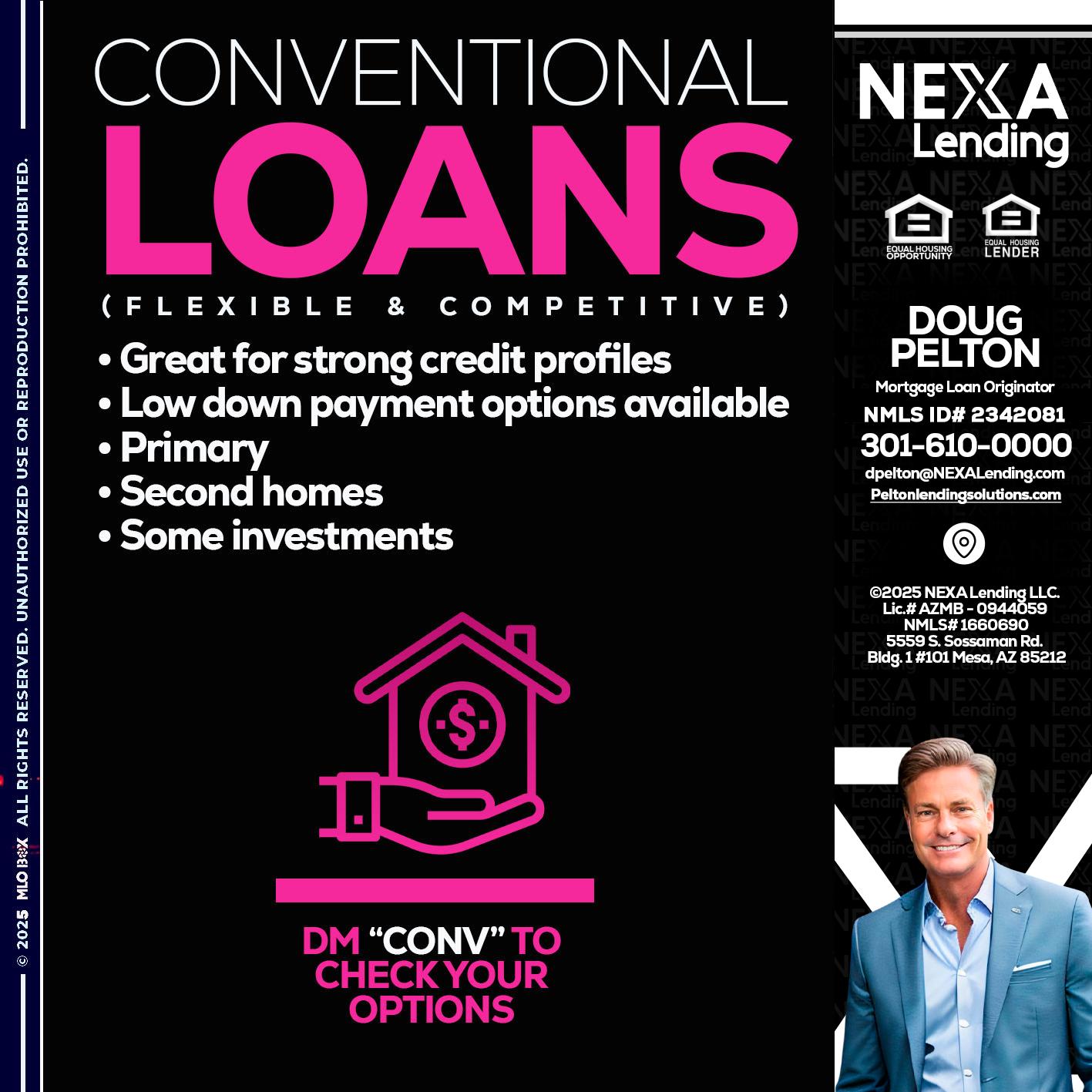 CONVENTIONAL LOANS - Doug Pelton -Mortgage Loan Officer