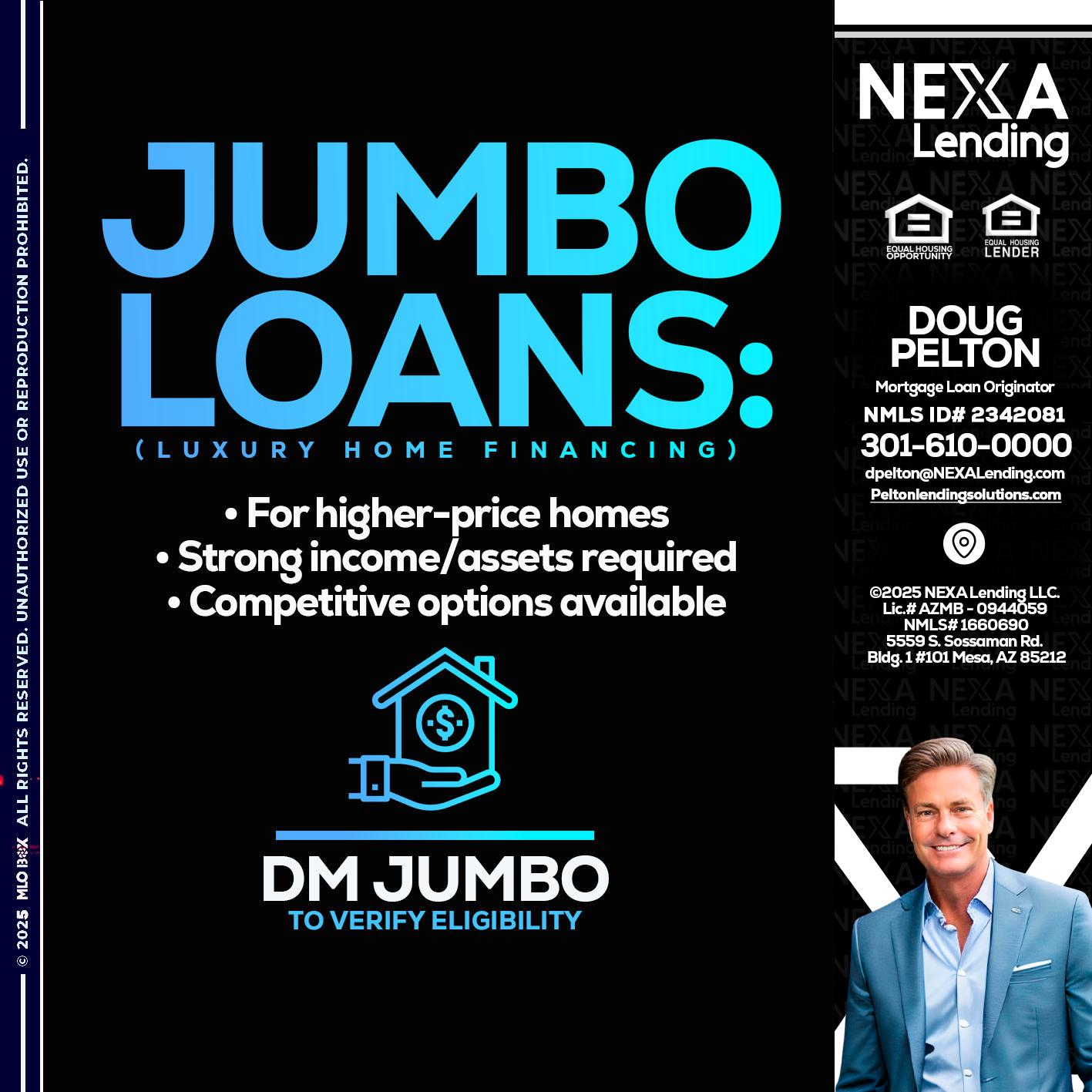 JUMBO LOANS - Doug Pelton -Mortgage Loan Officer