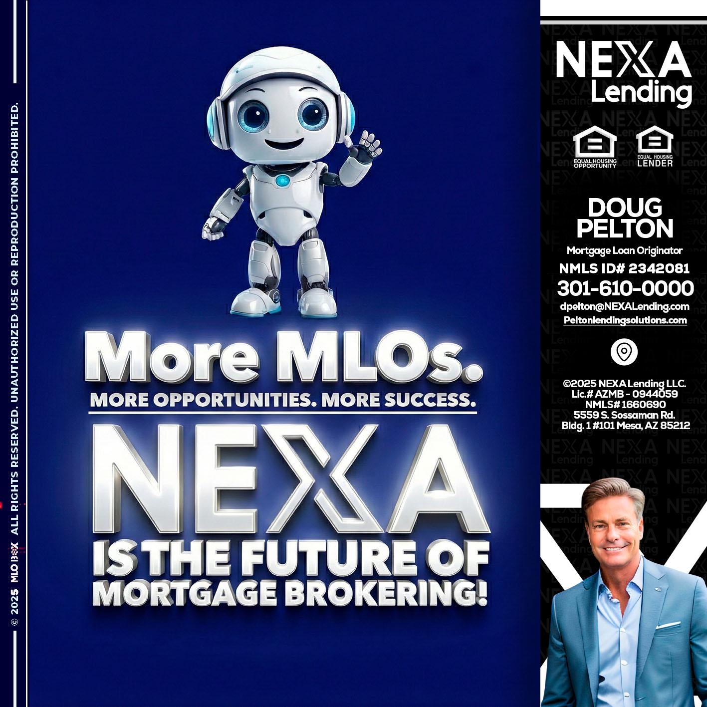 MORE MLOs - Doug Pelton -Mortgage Loan Officer