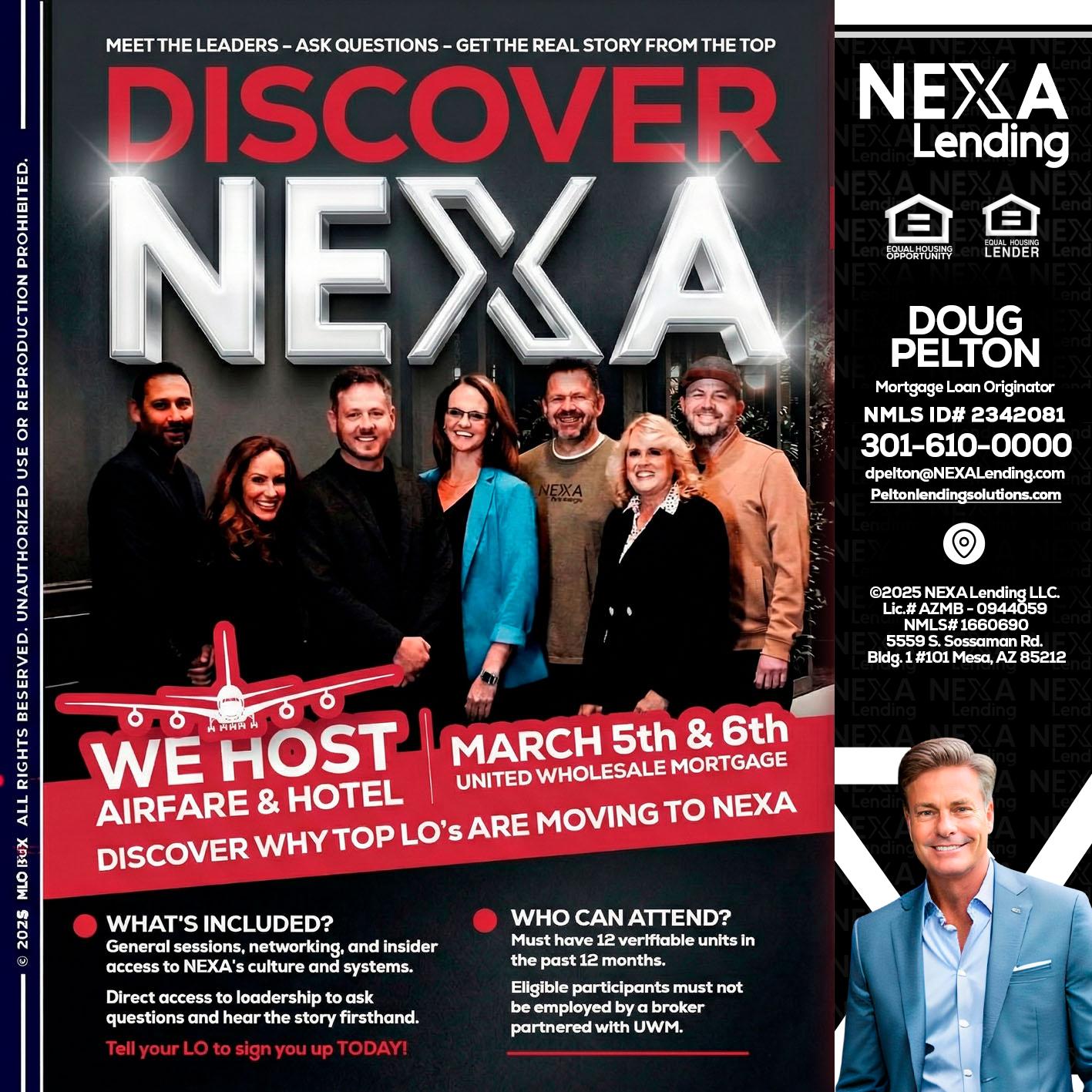 DISCOVER NEXA - Doug Pelton -Mortgage Loan Officer