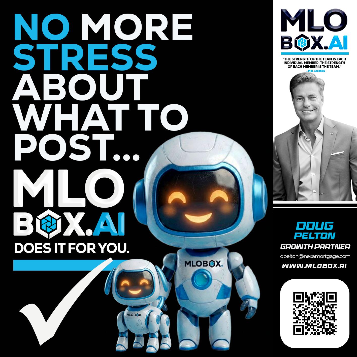 NO MORE STRESS - Doug Pelton -Mortgage Loan Officer