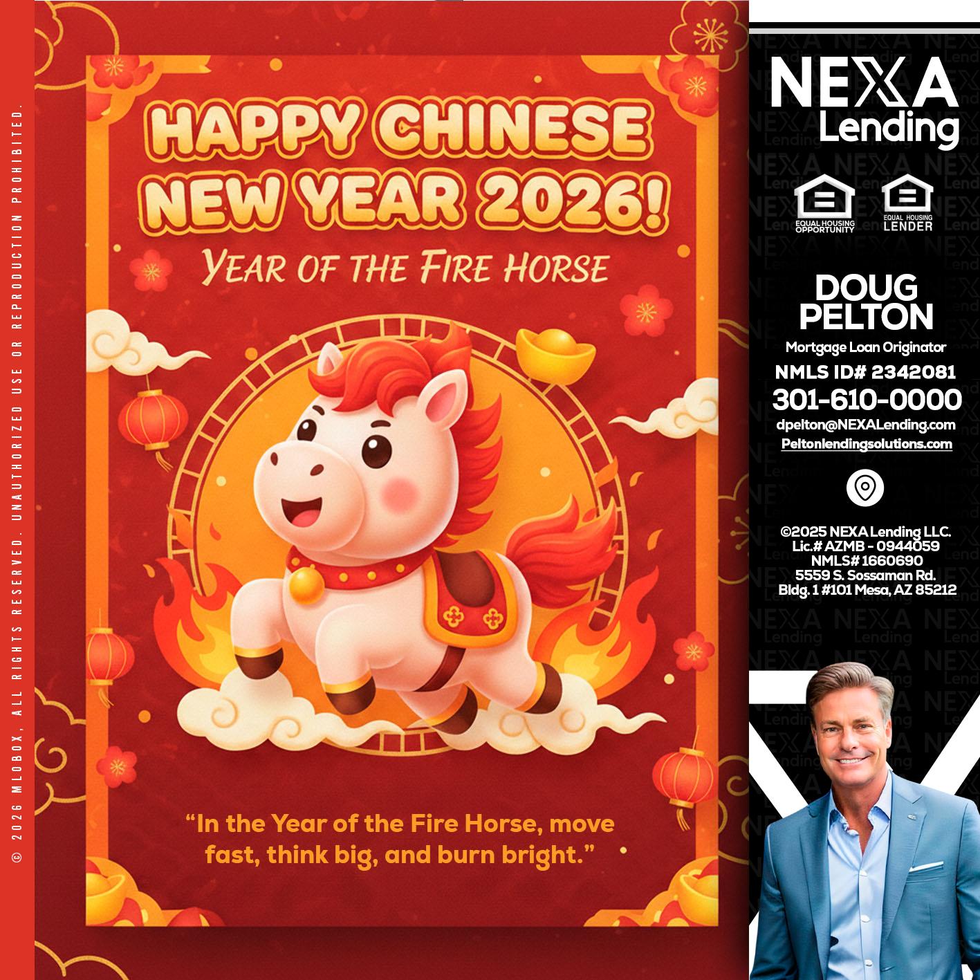 happy Chinese new year - Doug Pelton -Mortgage Loan Officer