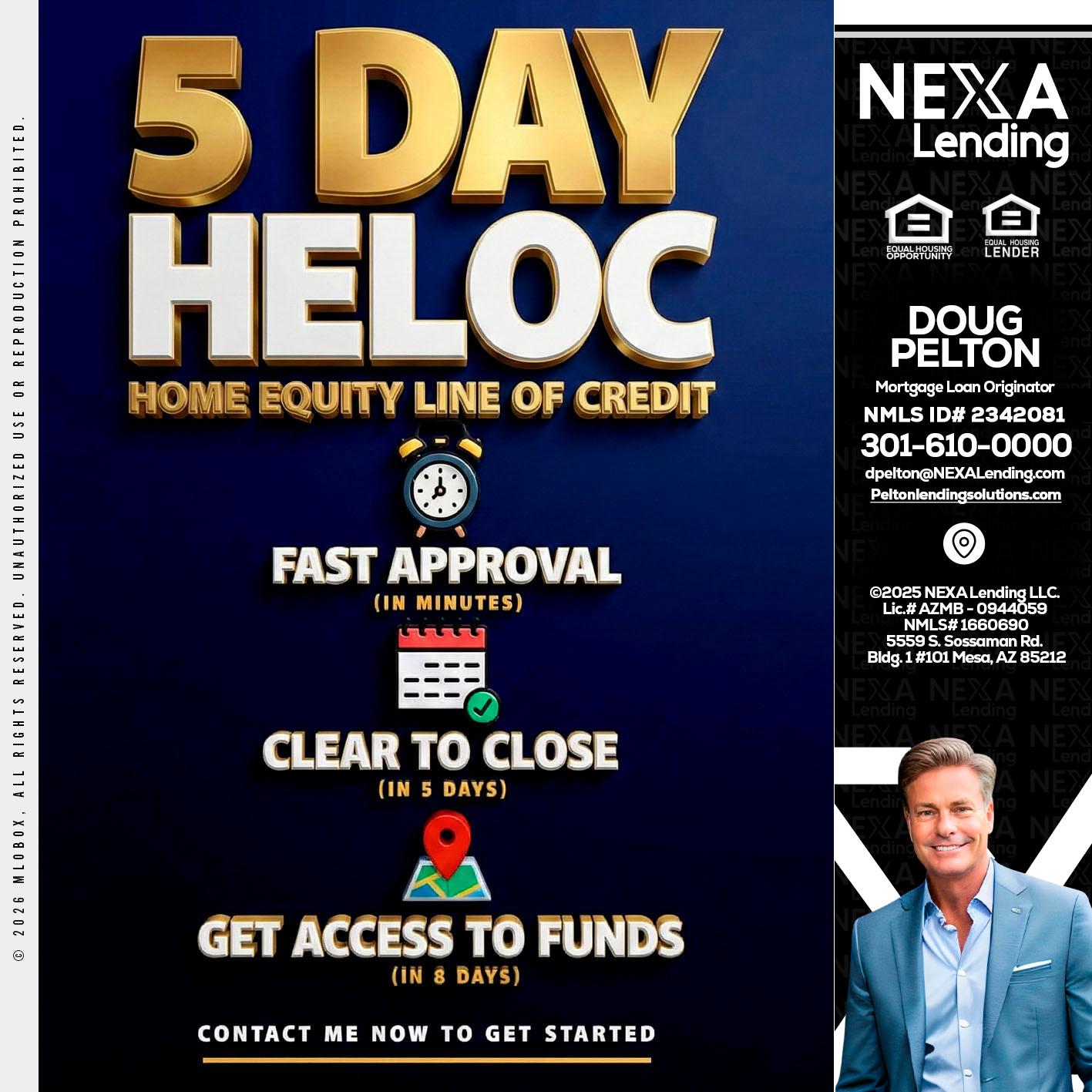 5 day hello - Doug Pelton -Mortgage Loan Officer
