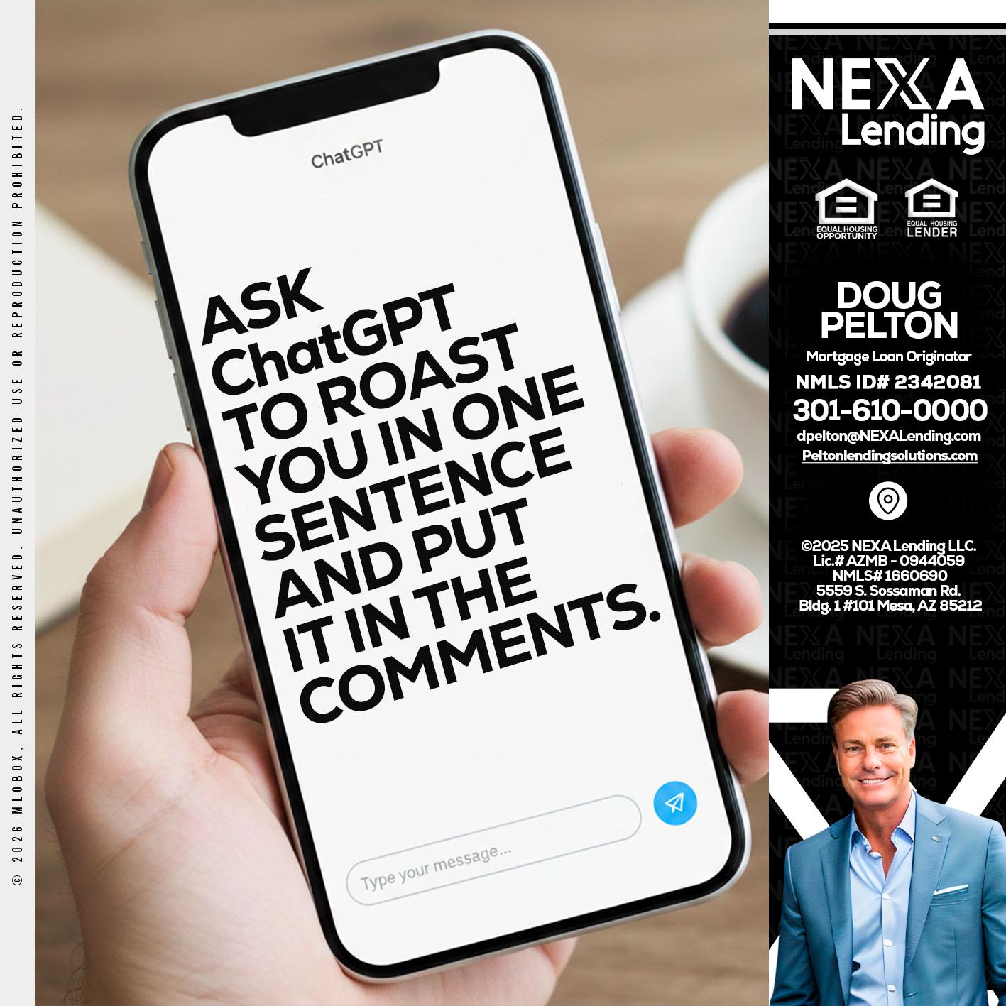 ask chatgpt - Doug Pelton -Mortgage Loan Officer