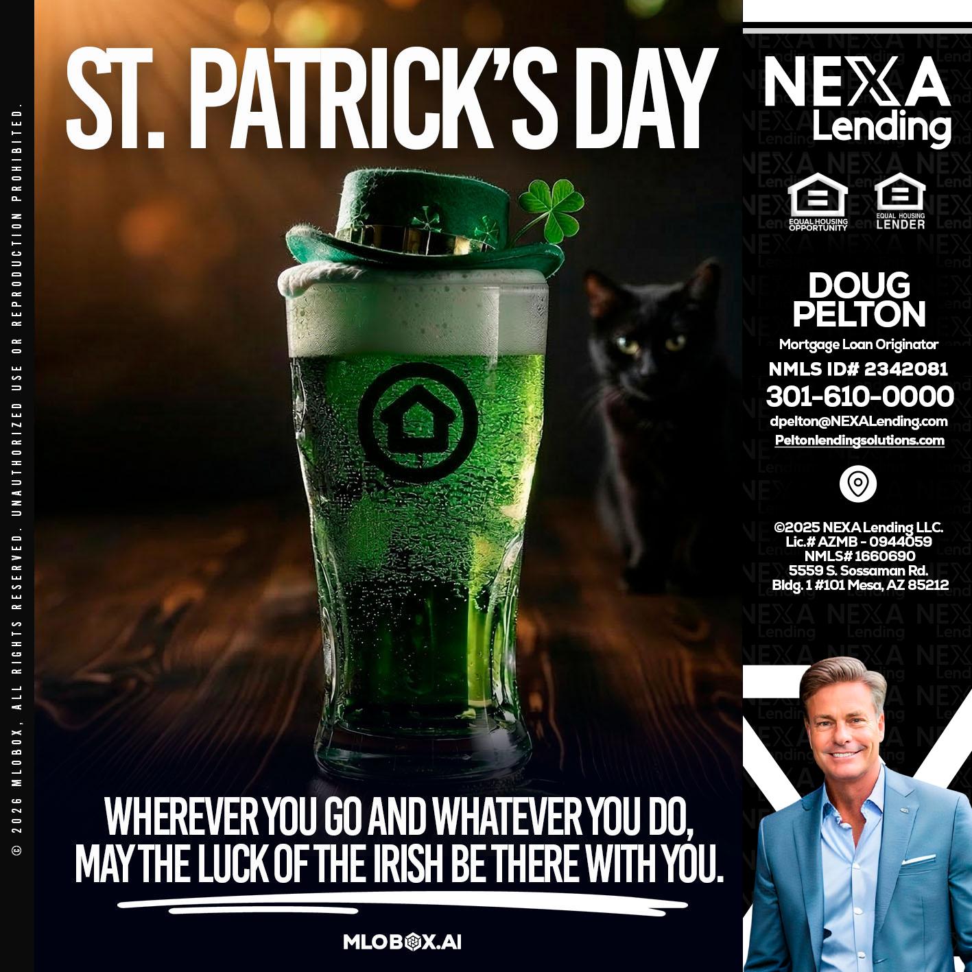 st. Patricks day - Doug Pelton -Mortgage Loan Officer