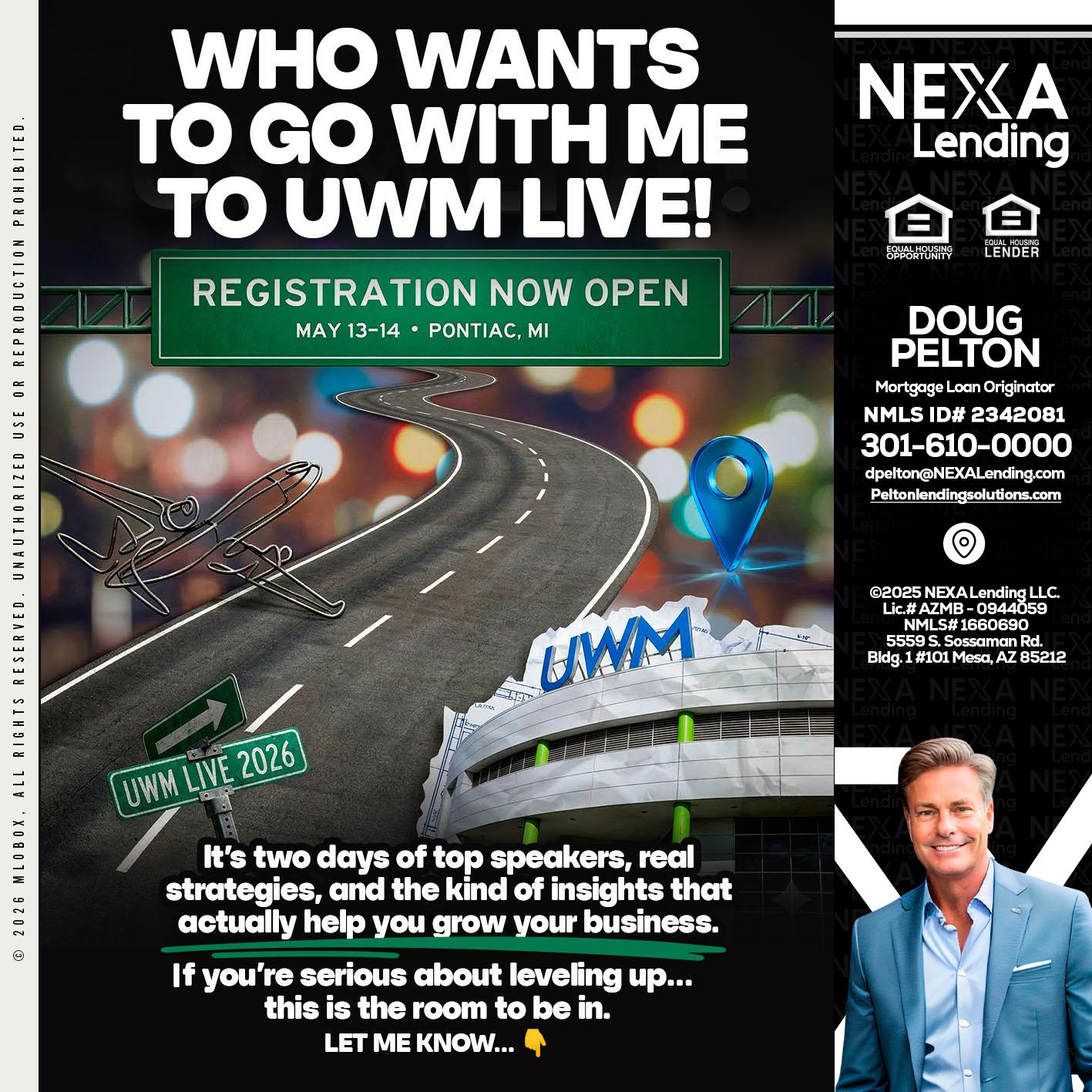 WHO WANTS - Doug Pelton -Mortgage Loan Officer