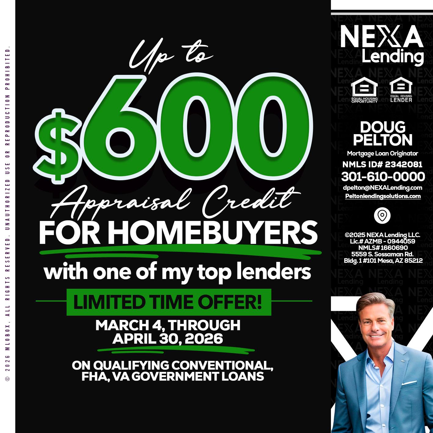 UP TO 600 - Doug Pelton -Mortgage Loan Officer