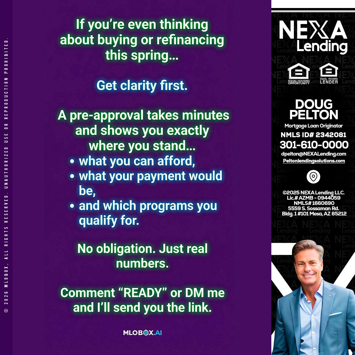 IF YOU THINKING - Doug Pelton -Mortgage Loan Officer