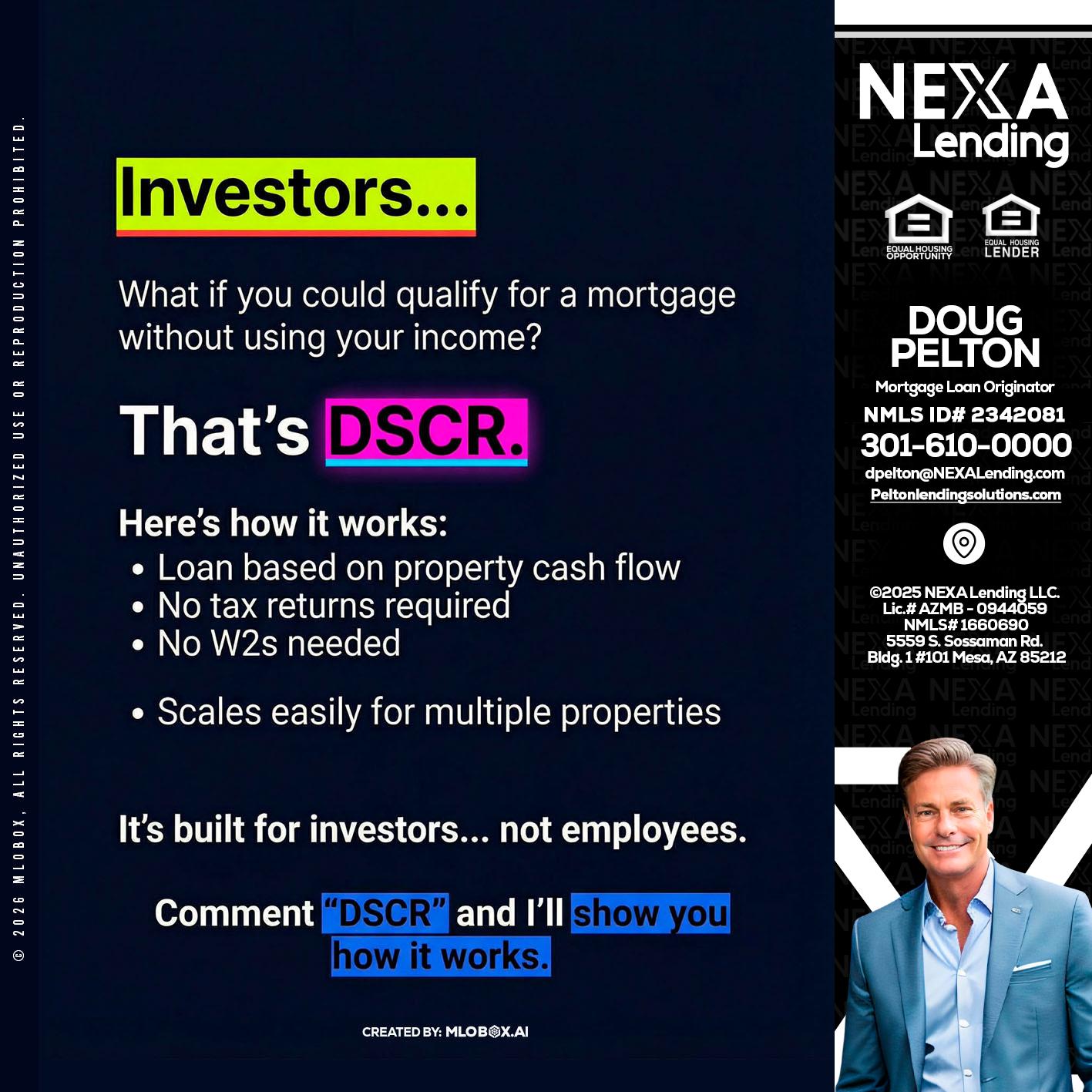 INVESTORS - Doug Pelton -Mortgage Loan Officer