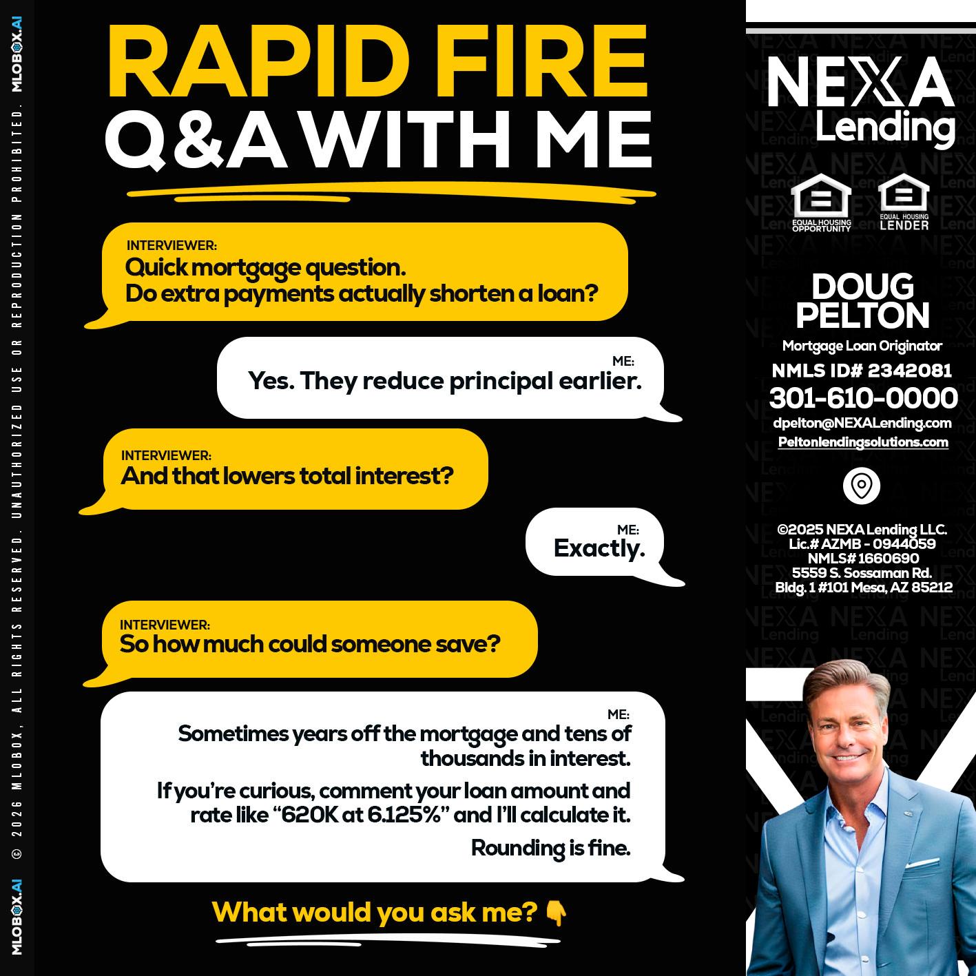 RAPID FIRE QA - Doug Pelton -Mortgage Loan Officer