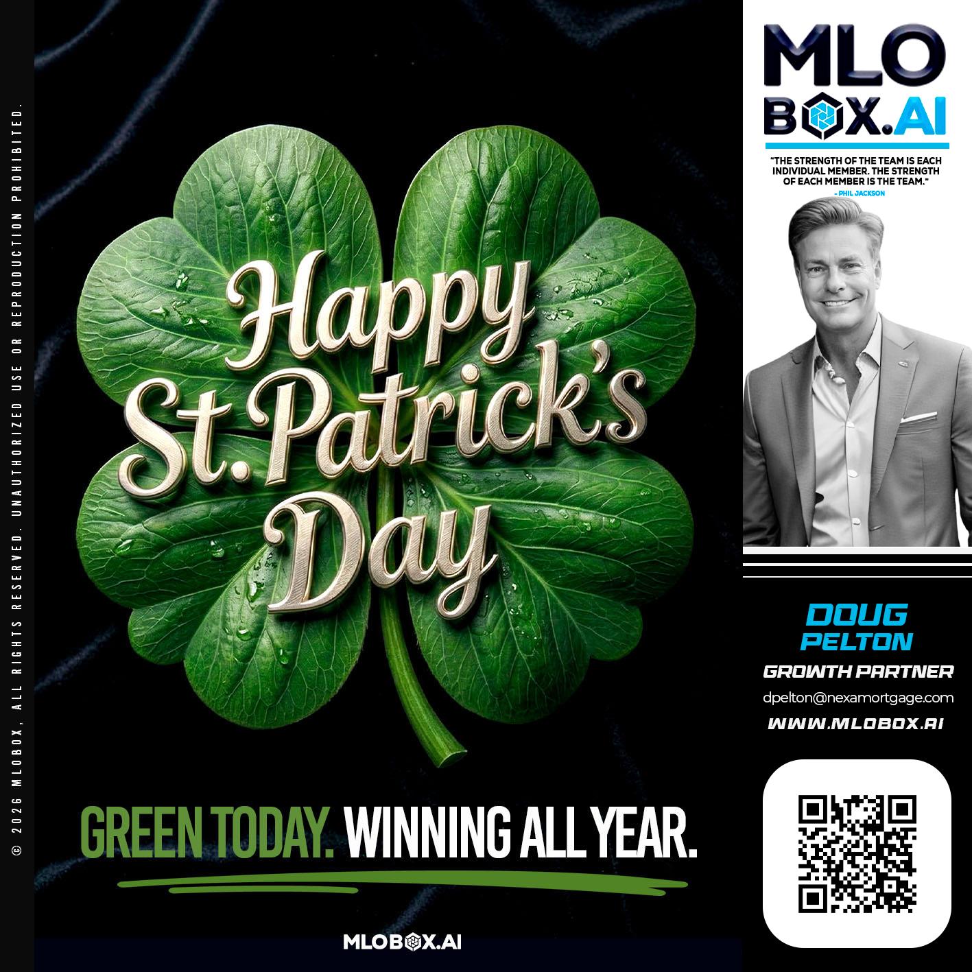 happy st Patricks day - Doug Pelton -Mortgage Loan Officer