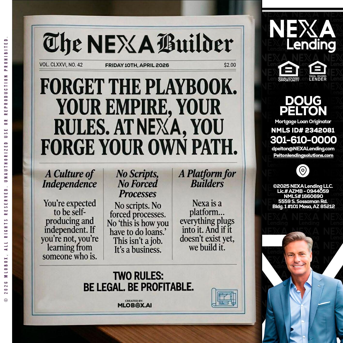 THE NEXA BUILDER - Doug Pelton -Mortgage Loan Officer