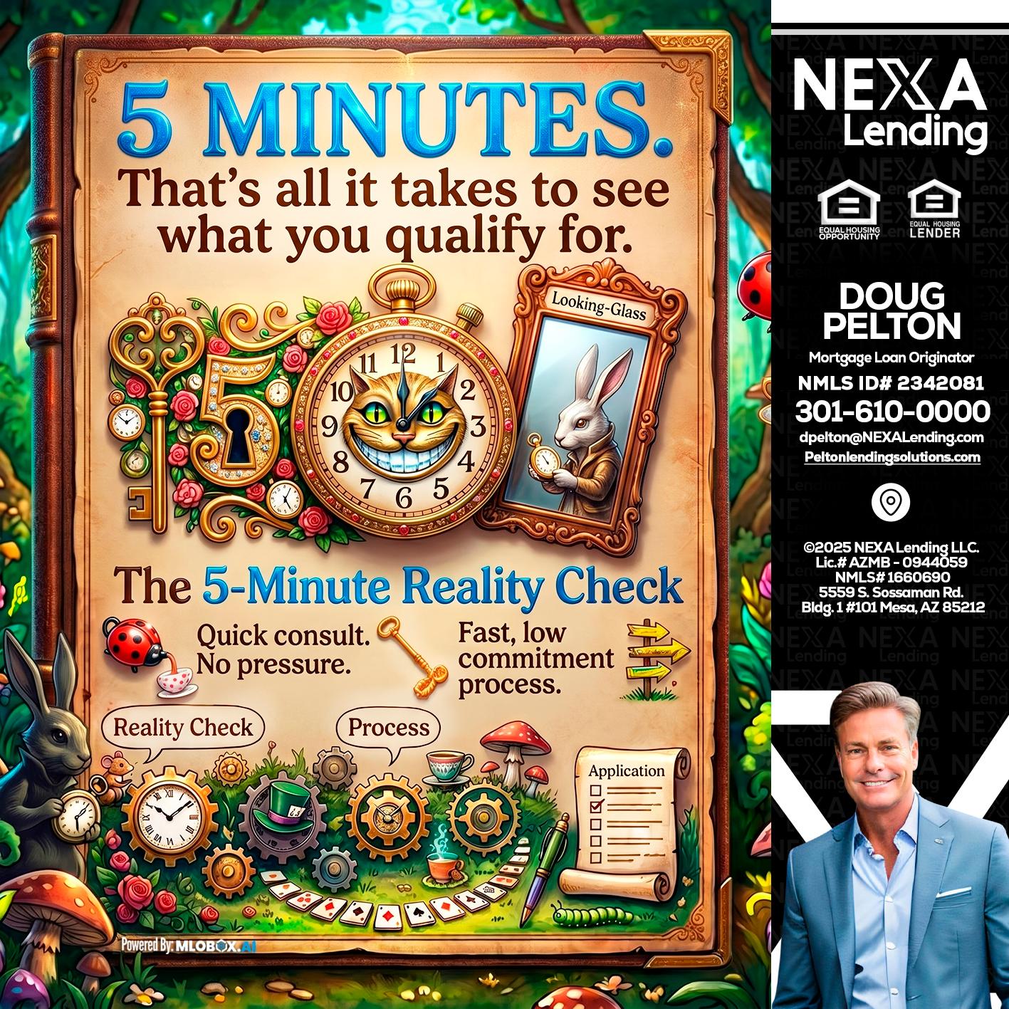 Reality Check! - Doug Pelton -Mortgage Loan Officer