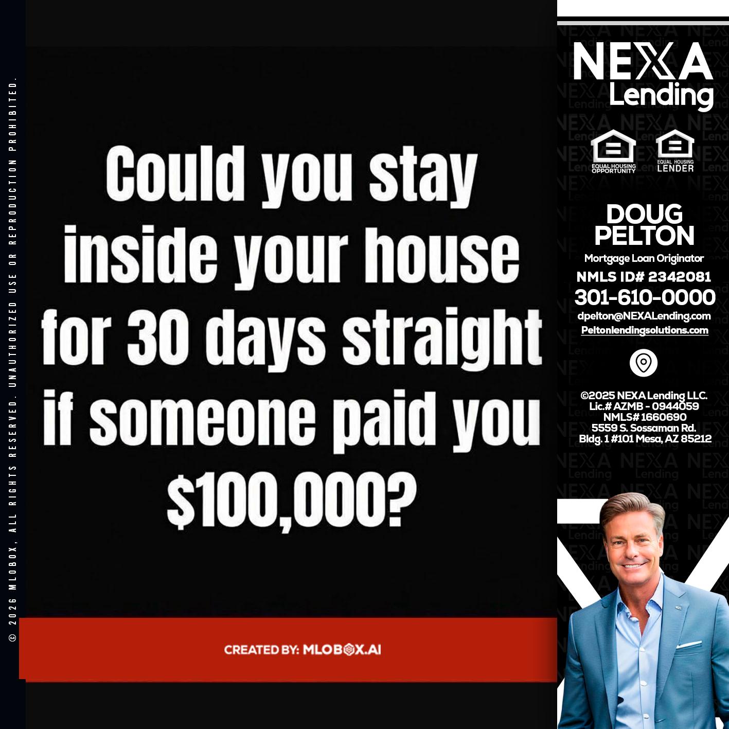 COULD YOU STAY - Doug Pelton -Mortgage Loan Officer