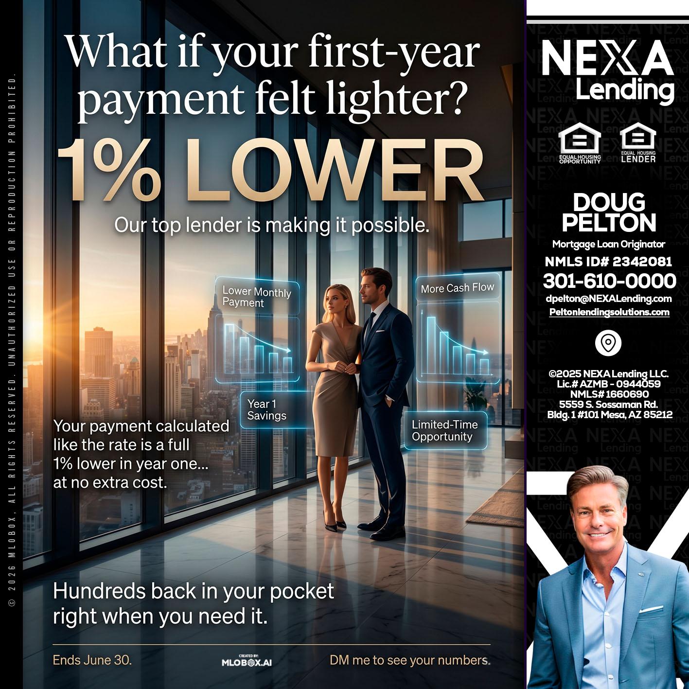 1% LOWER - Doug Pelton -Mortgage Loan Officer