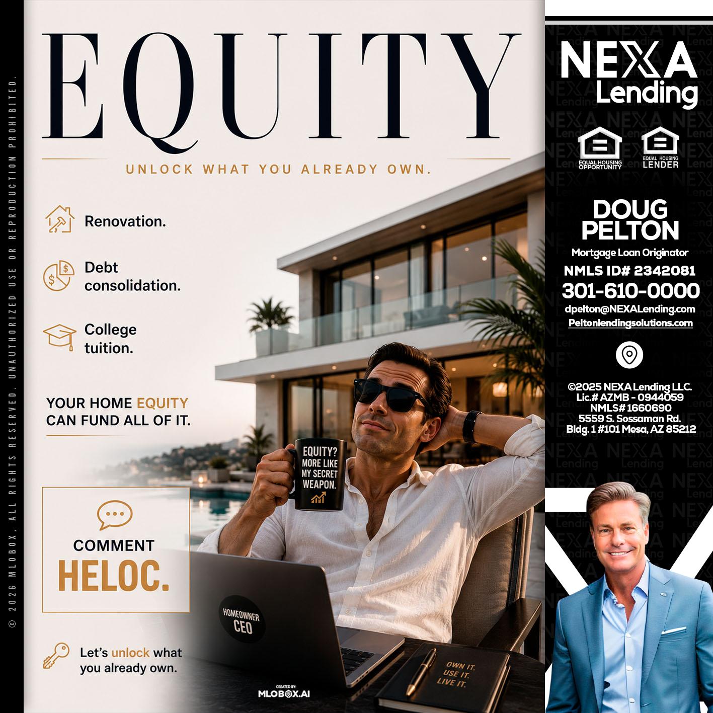 EQUITY - Doug Pelton -Mortgage Loan Officer
