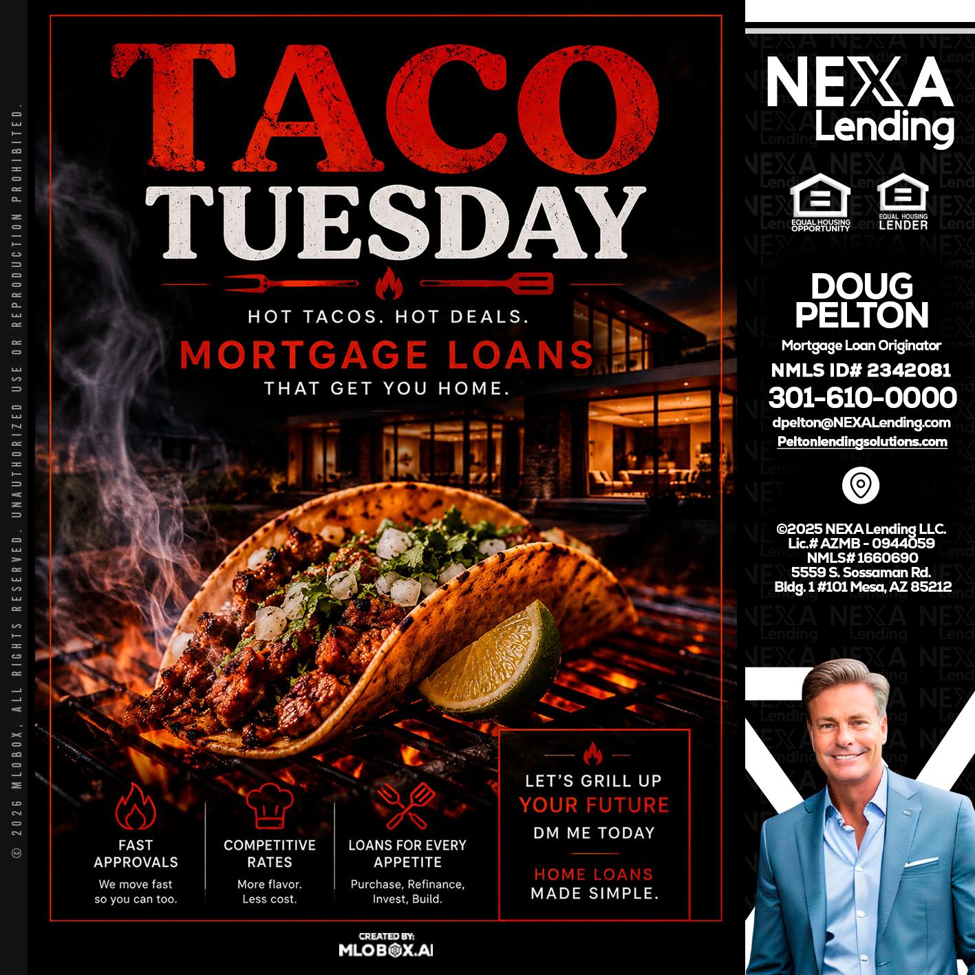TACO TUESDAY - Doug Pelton -Mortgage Loan Officer