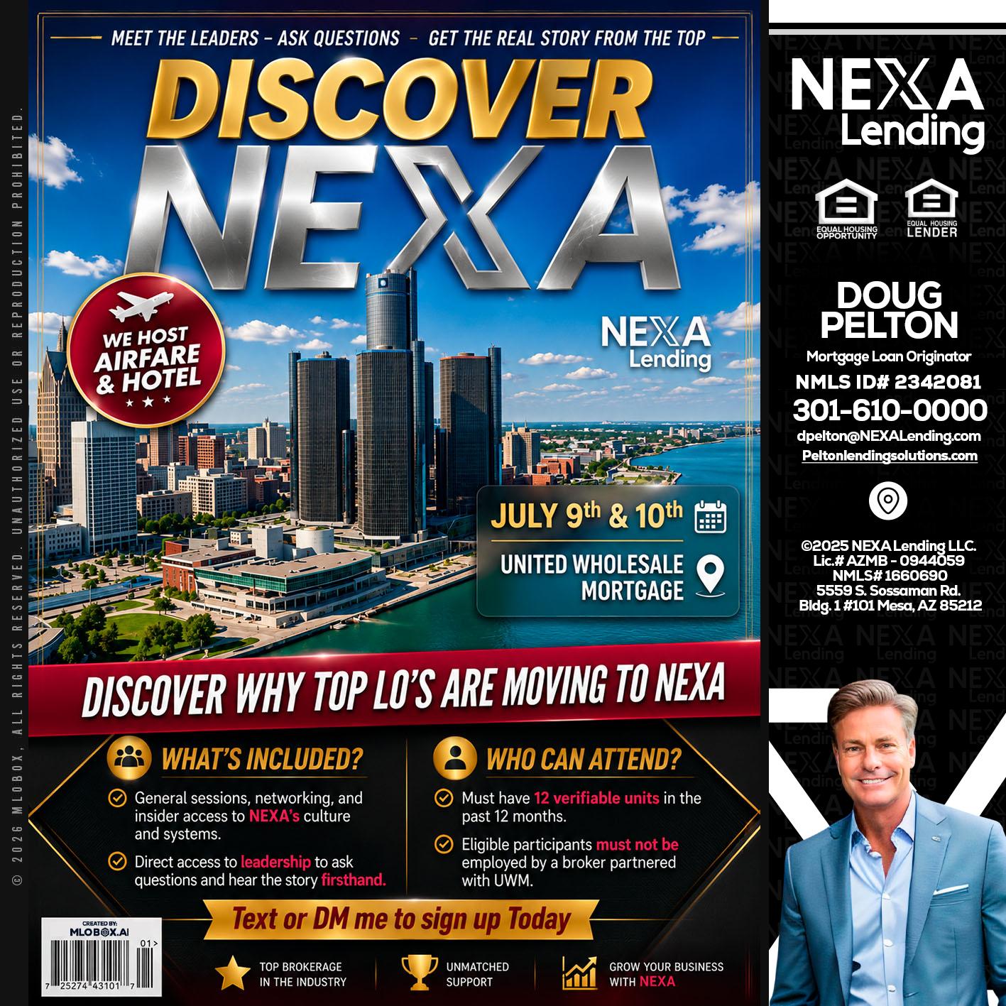DISCOVER NEXA - Doug Pelton -Mortgage Loan Officer