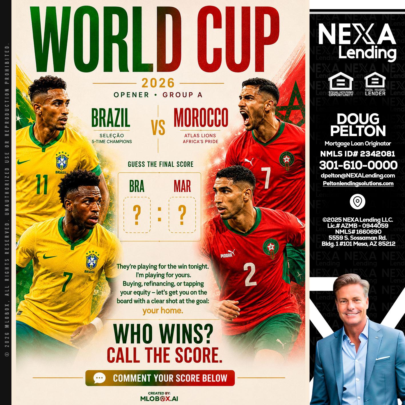 WORLD CUP - Doug Pelton -Mortgage Loan Officer
