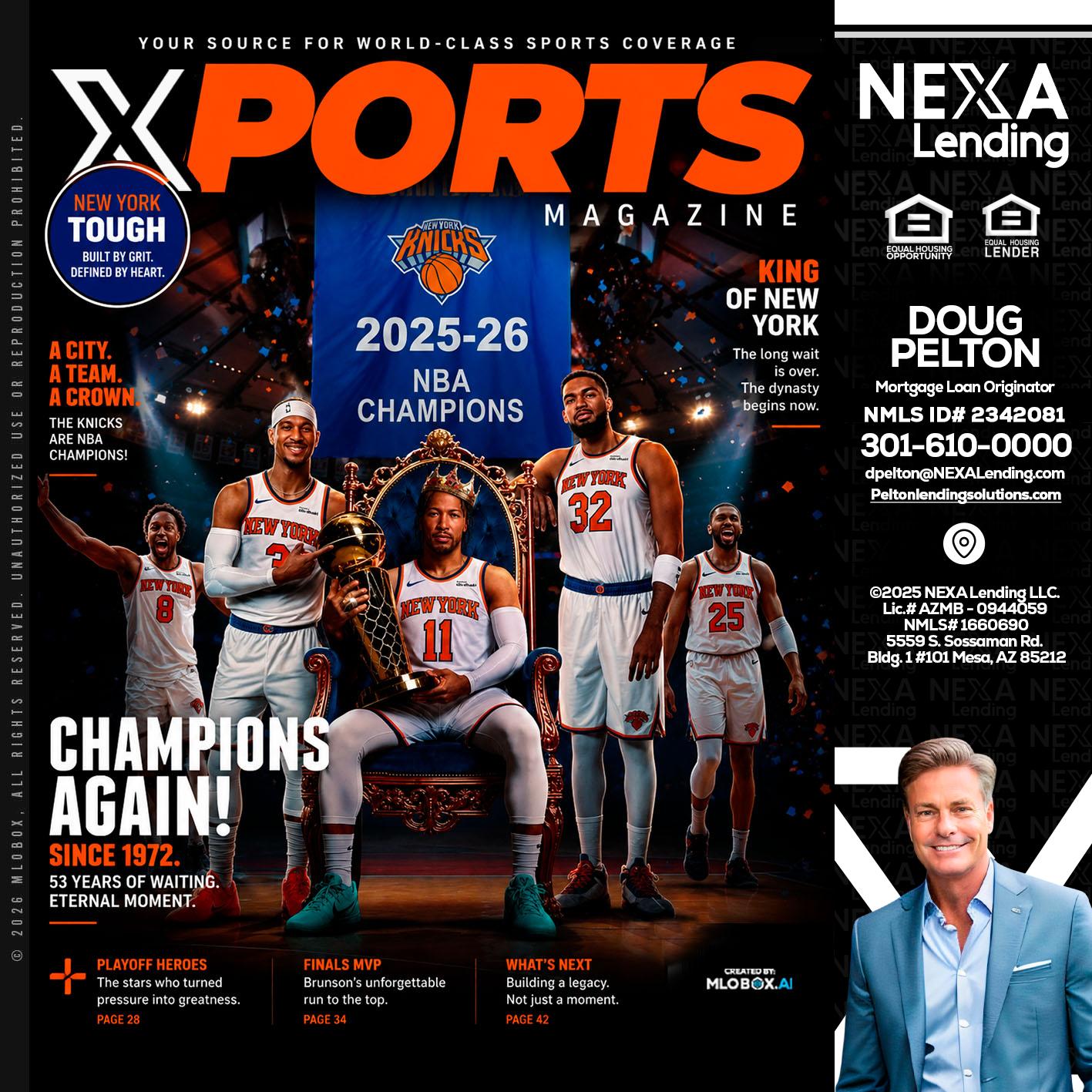 XPORTS MAGAZINE - Doug Pelton -Mortgage Loan Officer