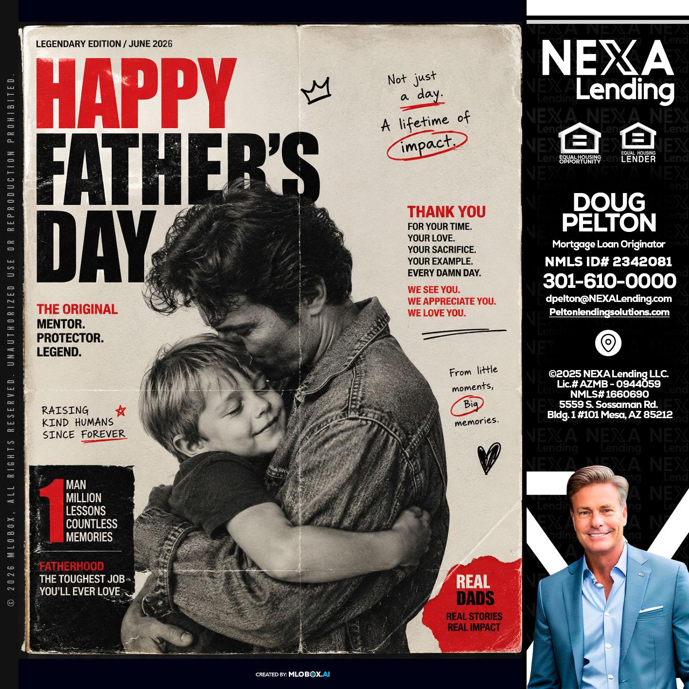 HAPPY FATHERS DAY - Doug Pelton -Mortgage Loan Officer