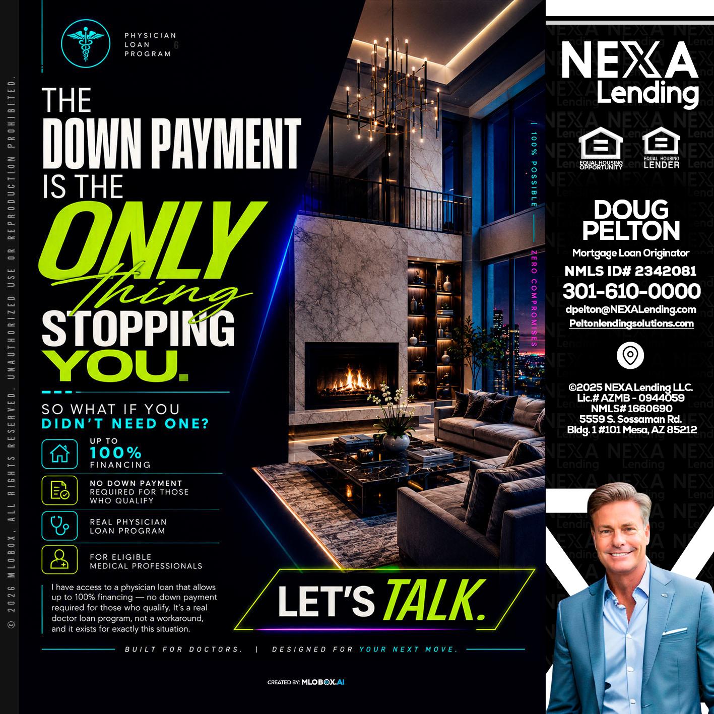 THE DOWN PAYMENT - Doug Pelton -Mortgage Loan Officer