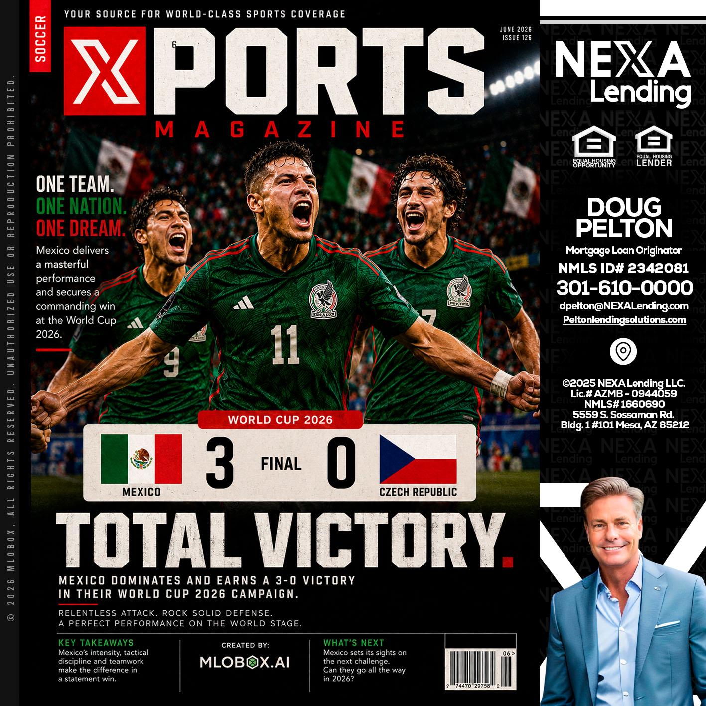 World Cup 2026 MEX 1-0 CZECH - Doug Pelton -Mortgage Loan Officer