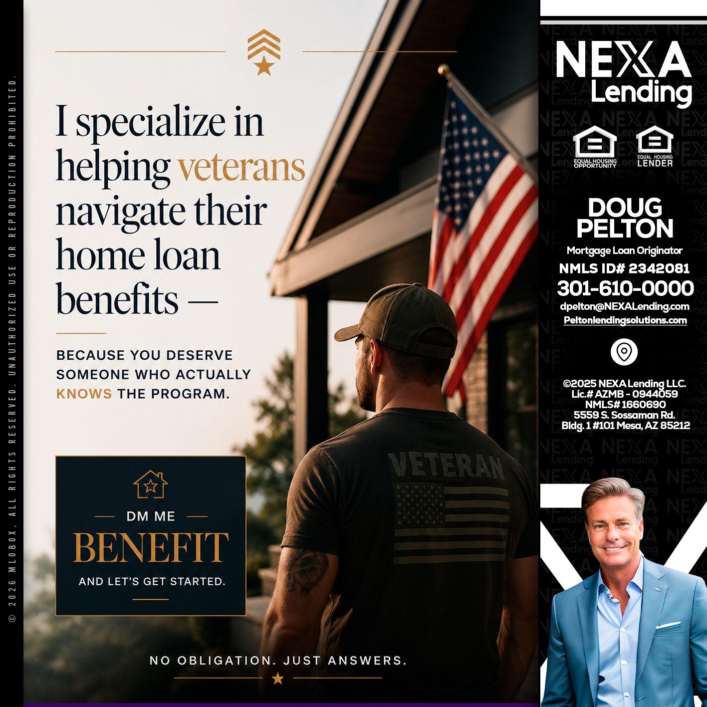 I SPECIALIZE - Doug Pelton -Mortgage Loan Officer