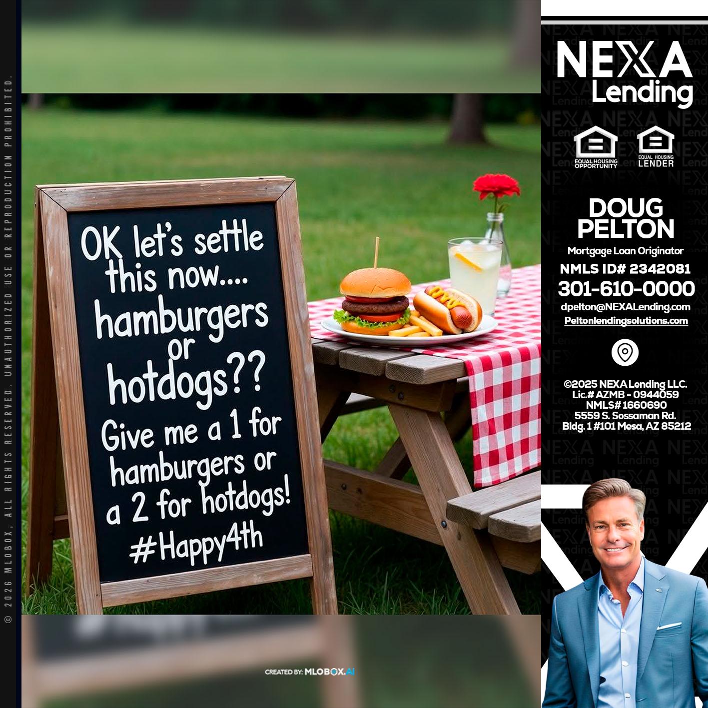 let settle this - Doug Pelton -Mortgage Loan Officer