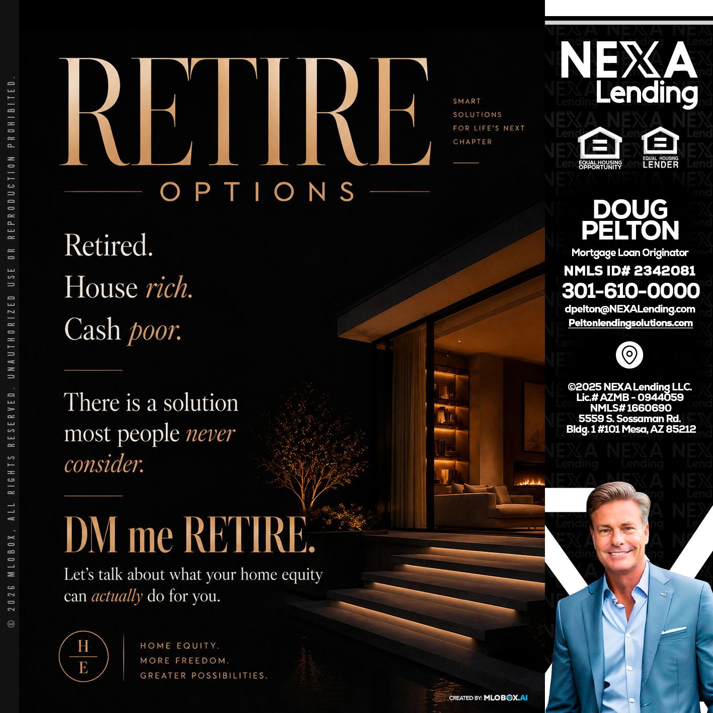 RETIRE LOANS - Doug Pelton -Mortgage Loan Officer