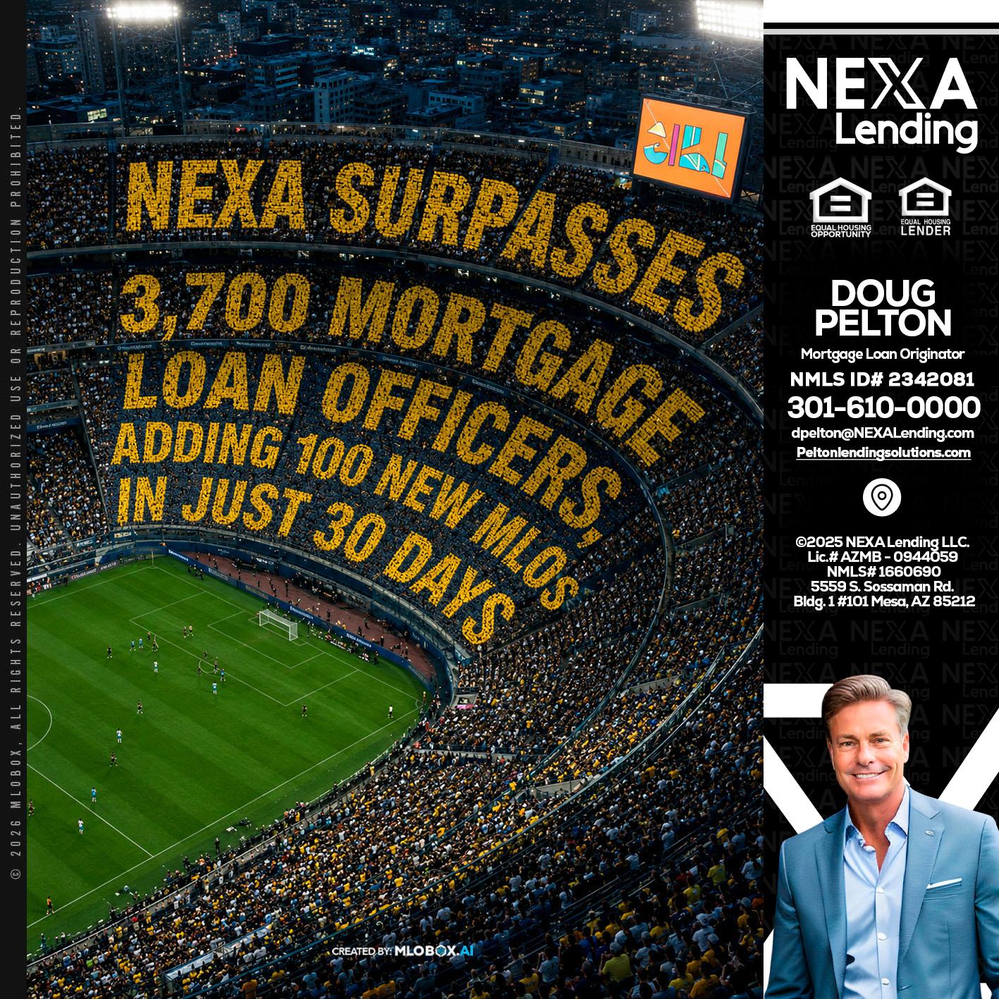 NEXA SURPASSES - Doug Pelton -Mortgage Loan Officer