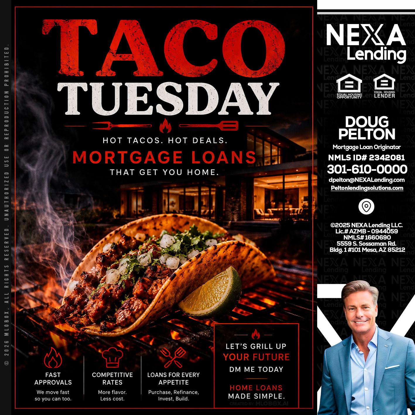TACO TUESDAY - Doug Pelton -Mortgage Loan Officer