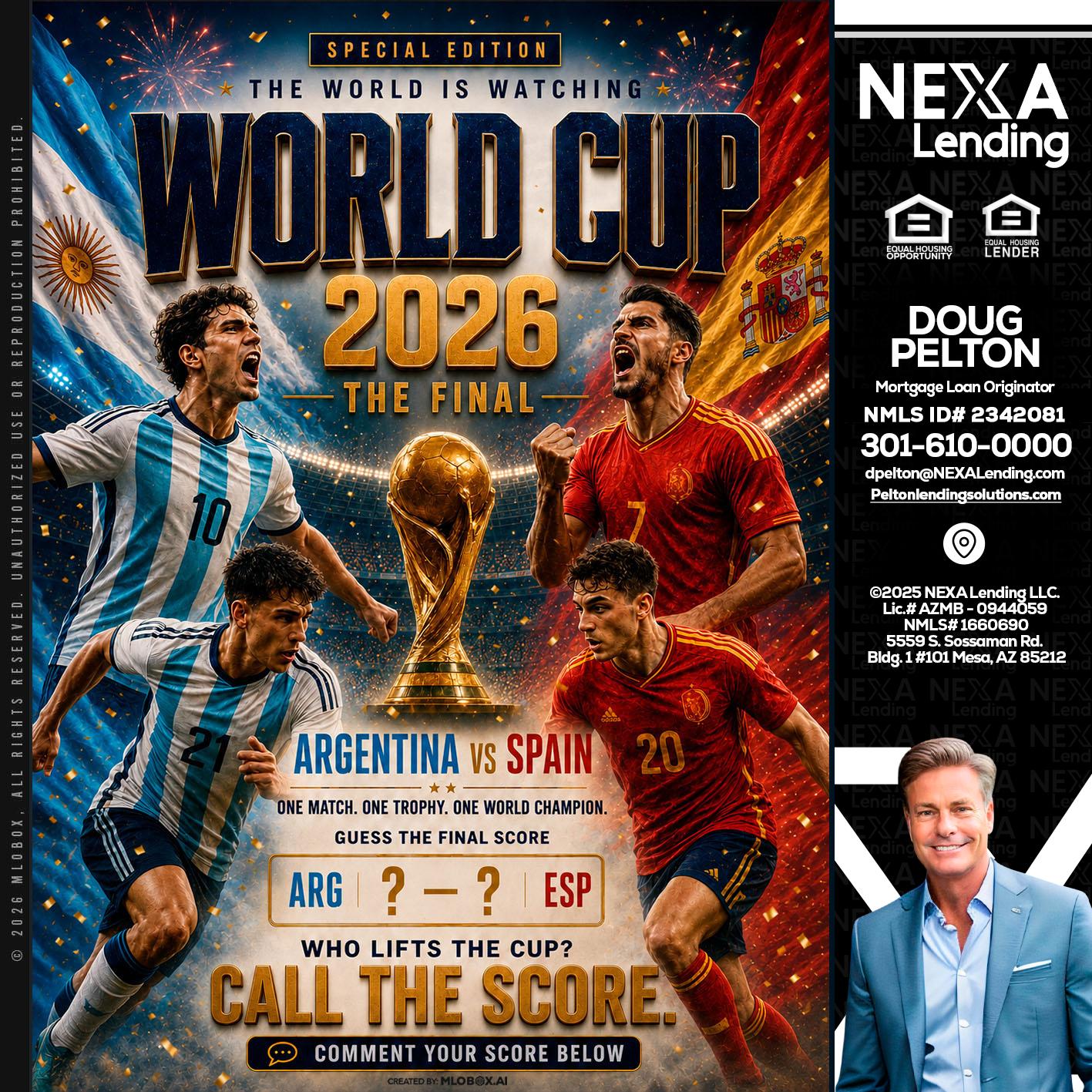 World Cup 2026 finals - Doug Pelton -Mortgage Loan Officer