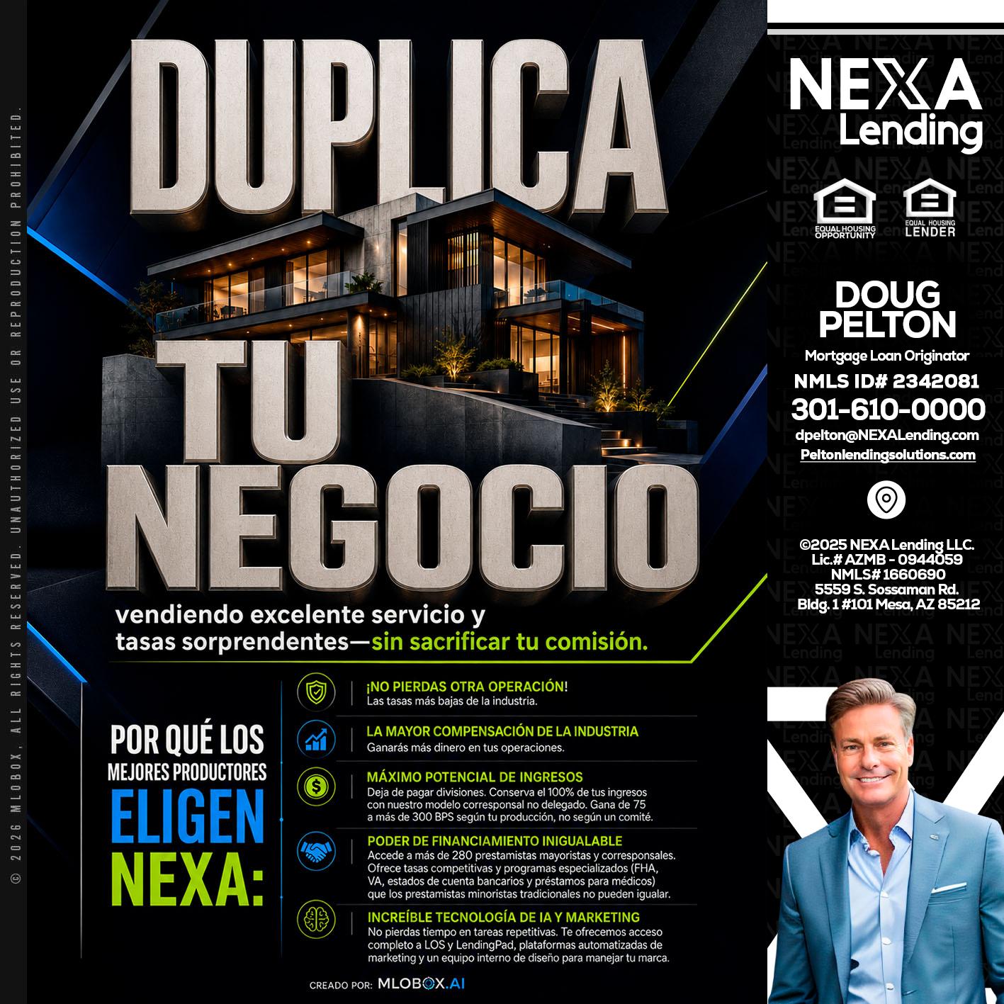 DUPLICA TU NEGOCIO - Doug Pelton -Mortgage Loan Officer