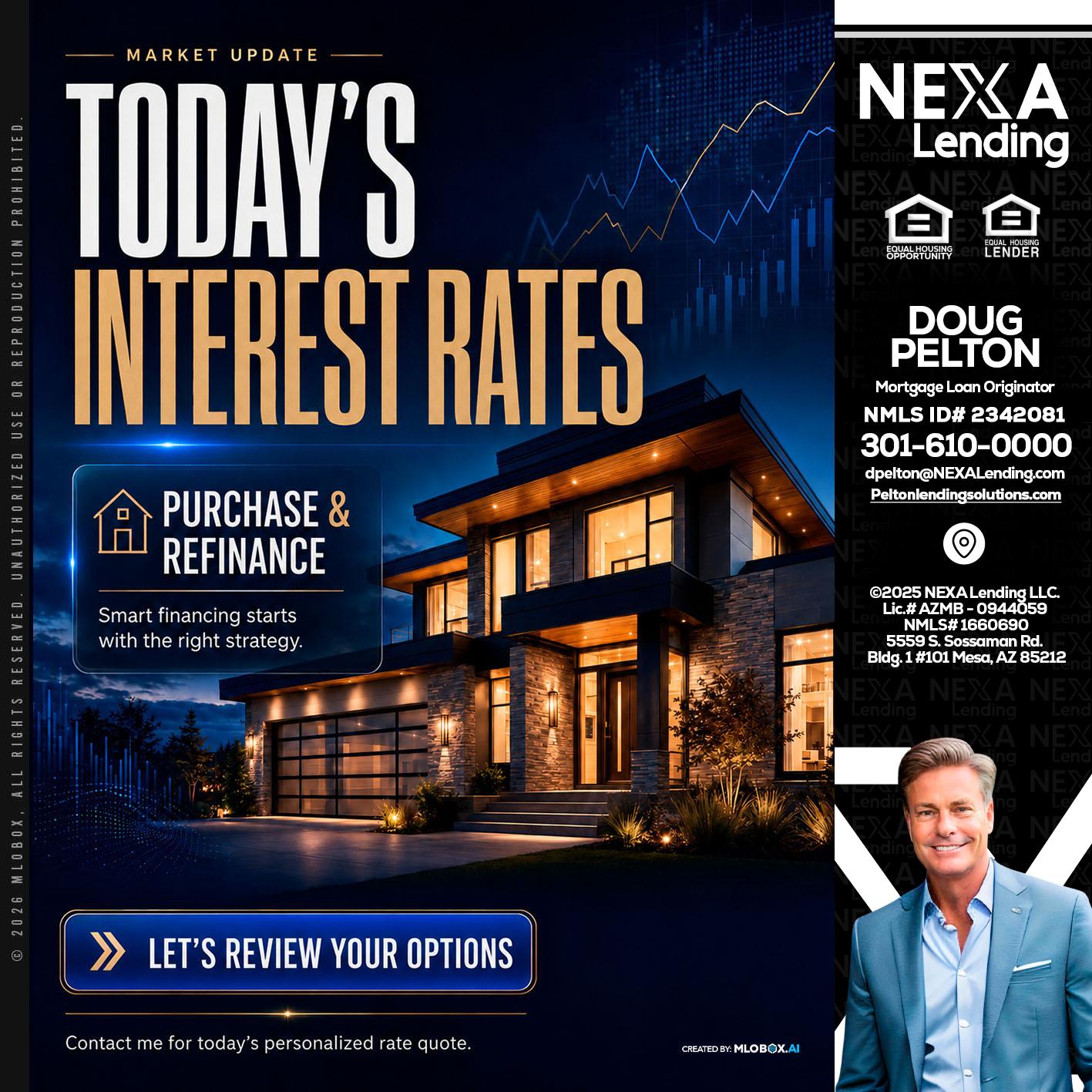 TODAYS RATES - Doug Pelton -Mortgage Loan Officer