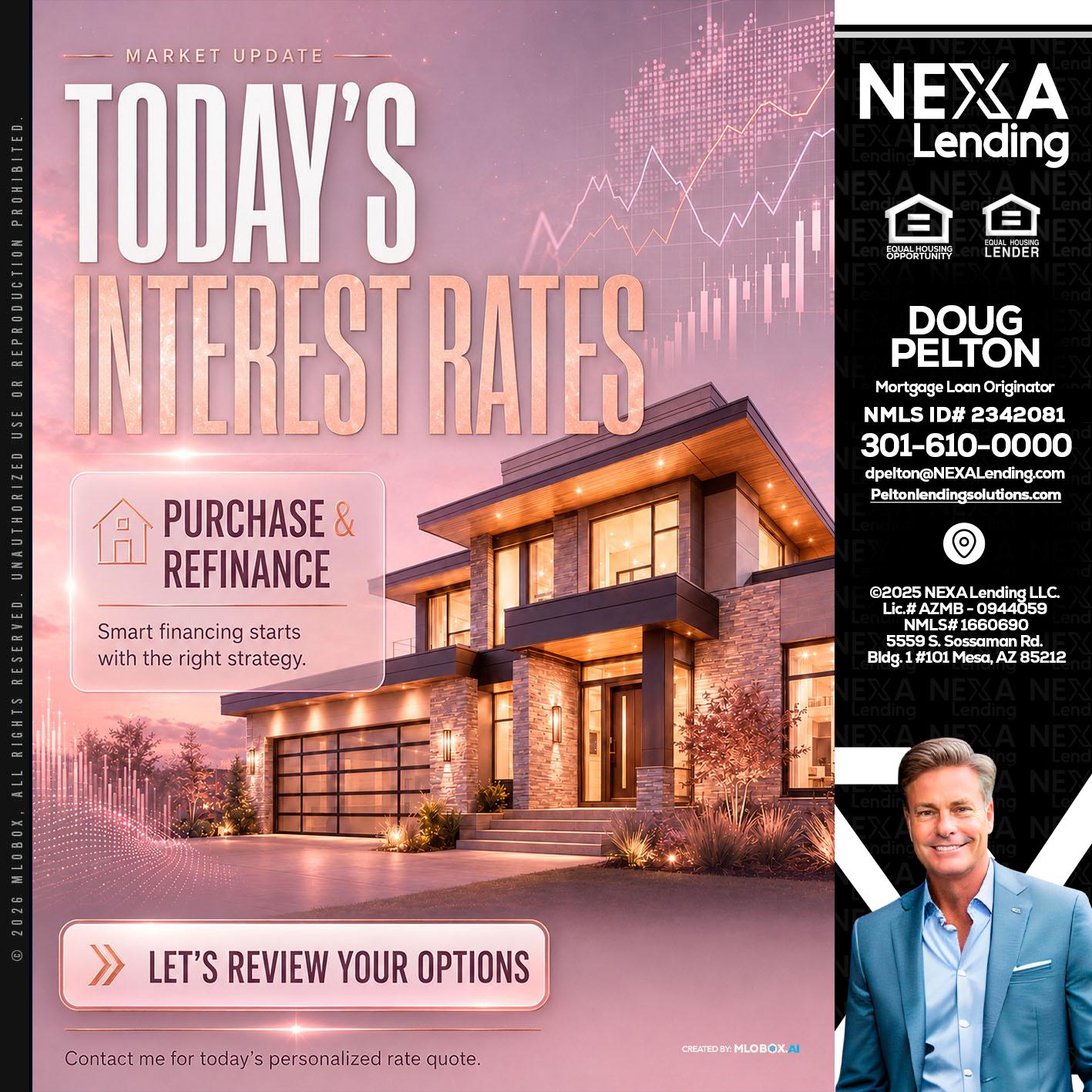 todays interest rates - Doug Pelton -Mortgage Loan Officer