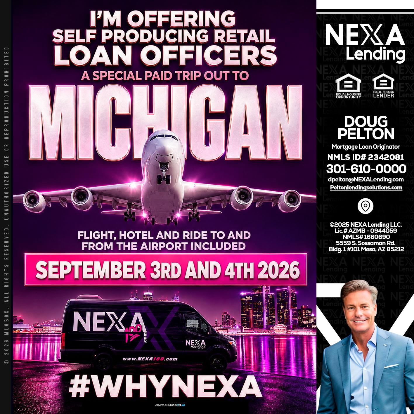 MICHIGAN TRIP - Doug Pelton -Mortgage Loan Officer