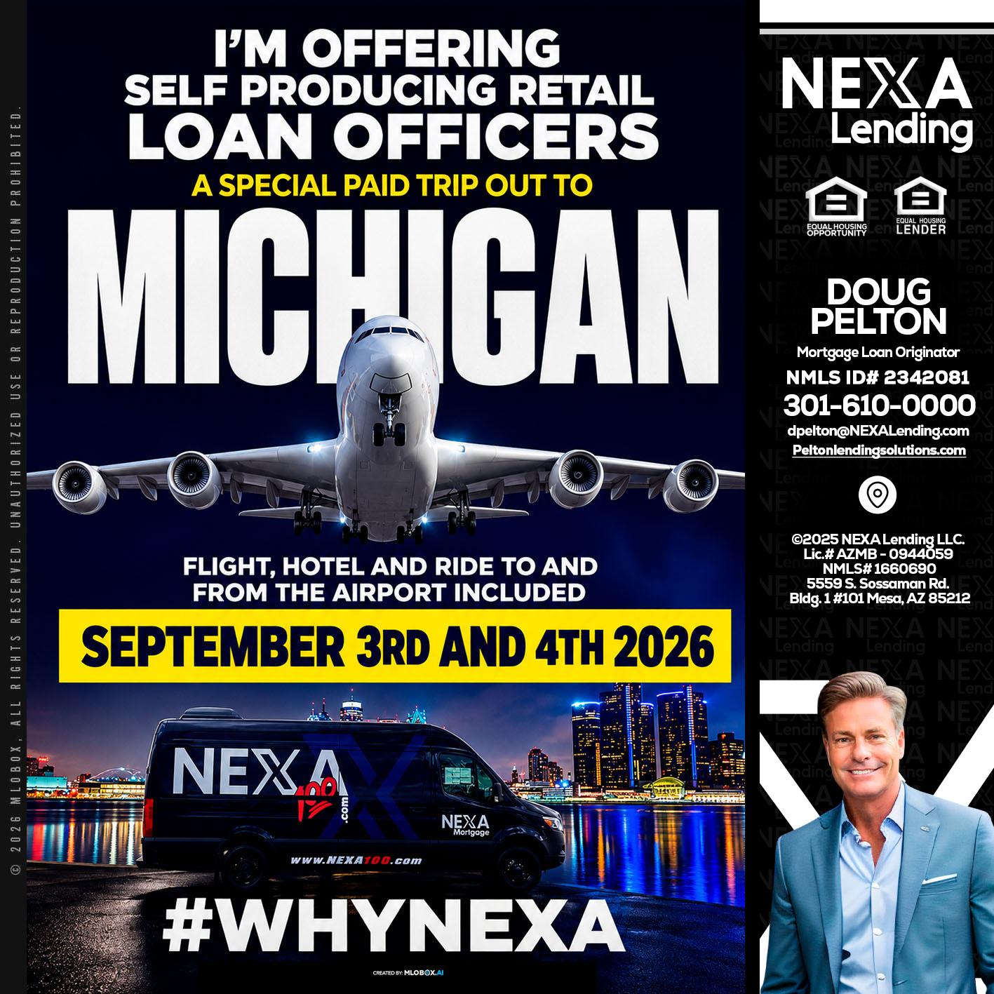 MICHIGAN - Doug Pelton -Mortgage Loan Officer
