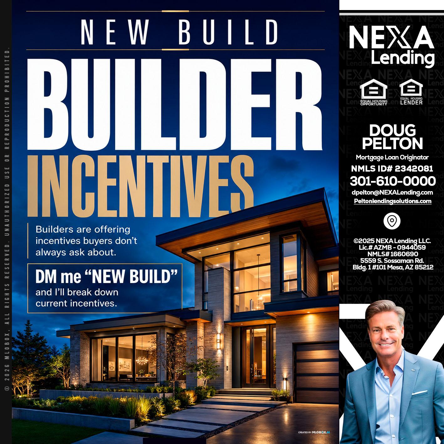 NEW BUILDER - Doug Pelton -Mortgage Loan Officer