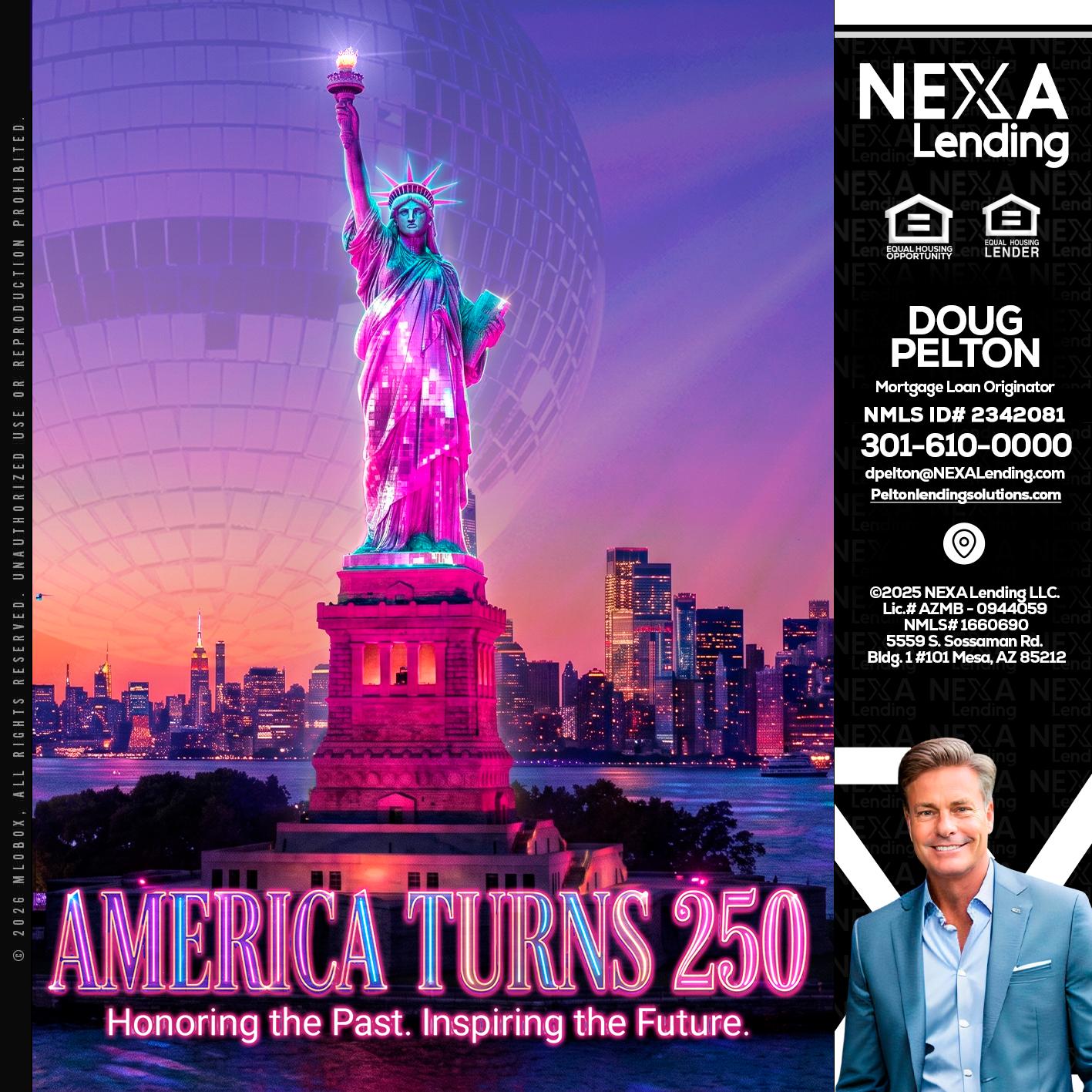 AMERICA TURNS 250 - Doug Pelton -Mortgage Loan Officer