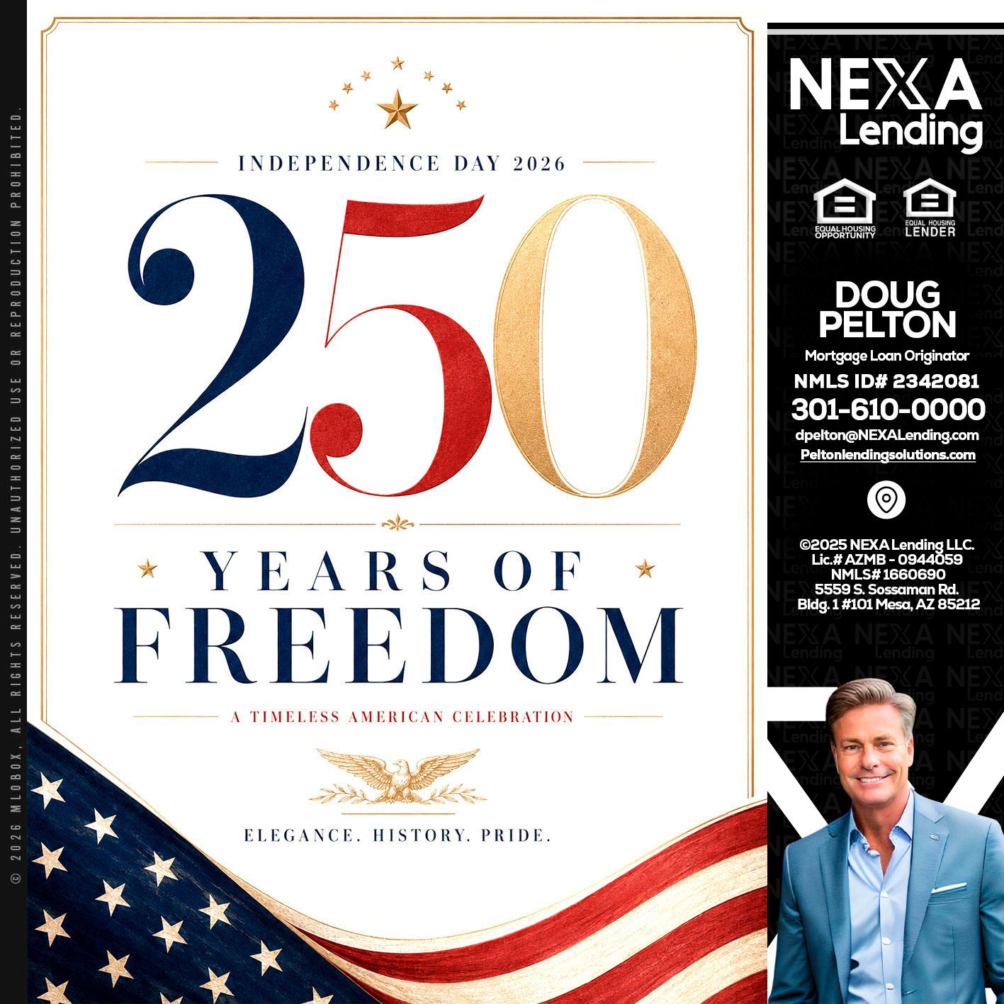 250 YEARS - Doug Pelton -Mortgage Loan Officer