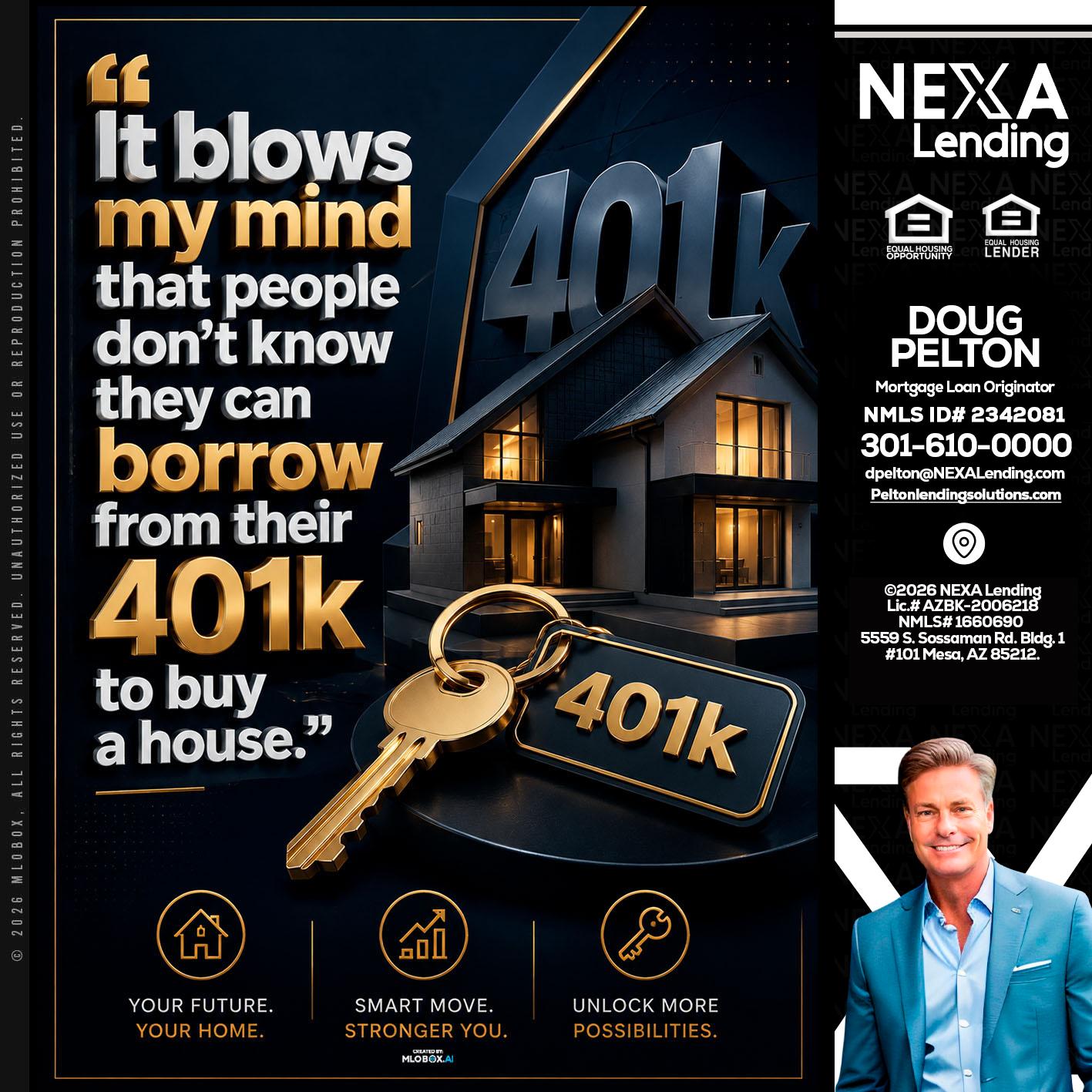 401 K - Doug Pelton -Mortgage Loan Officer