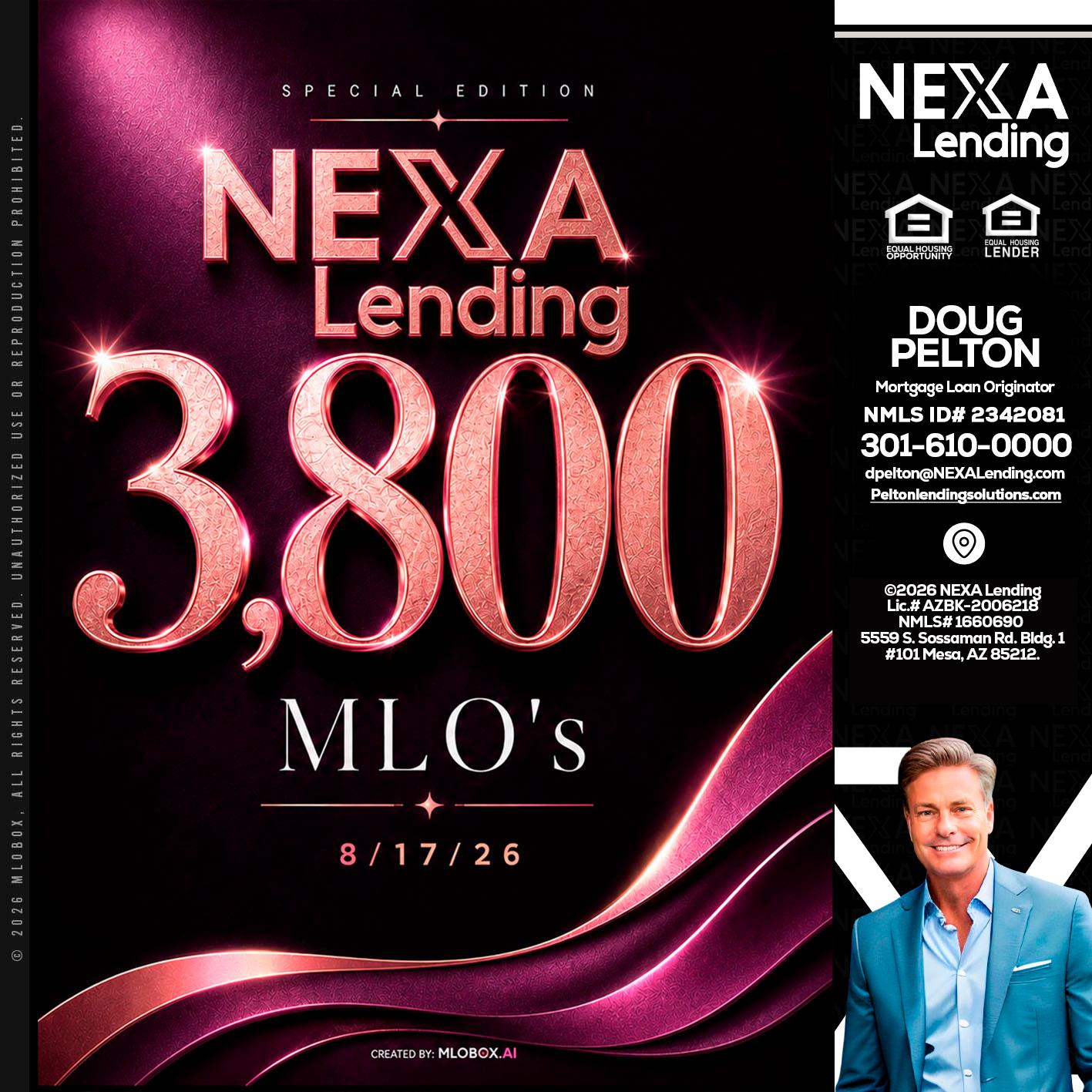 3800 MLOs - Doug Pelton -Mortgage Loan Officer